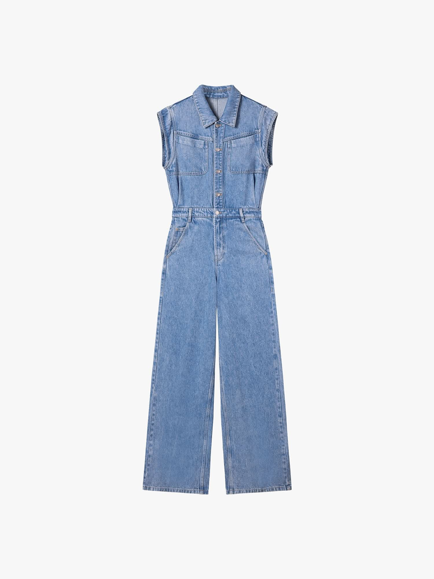 Vintage Denim Jumpsuit