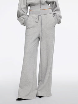 Wide-leg sweatpants