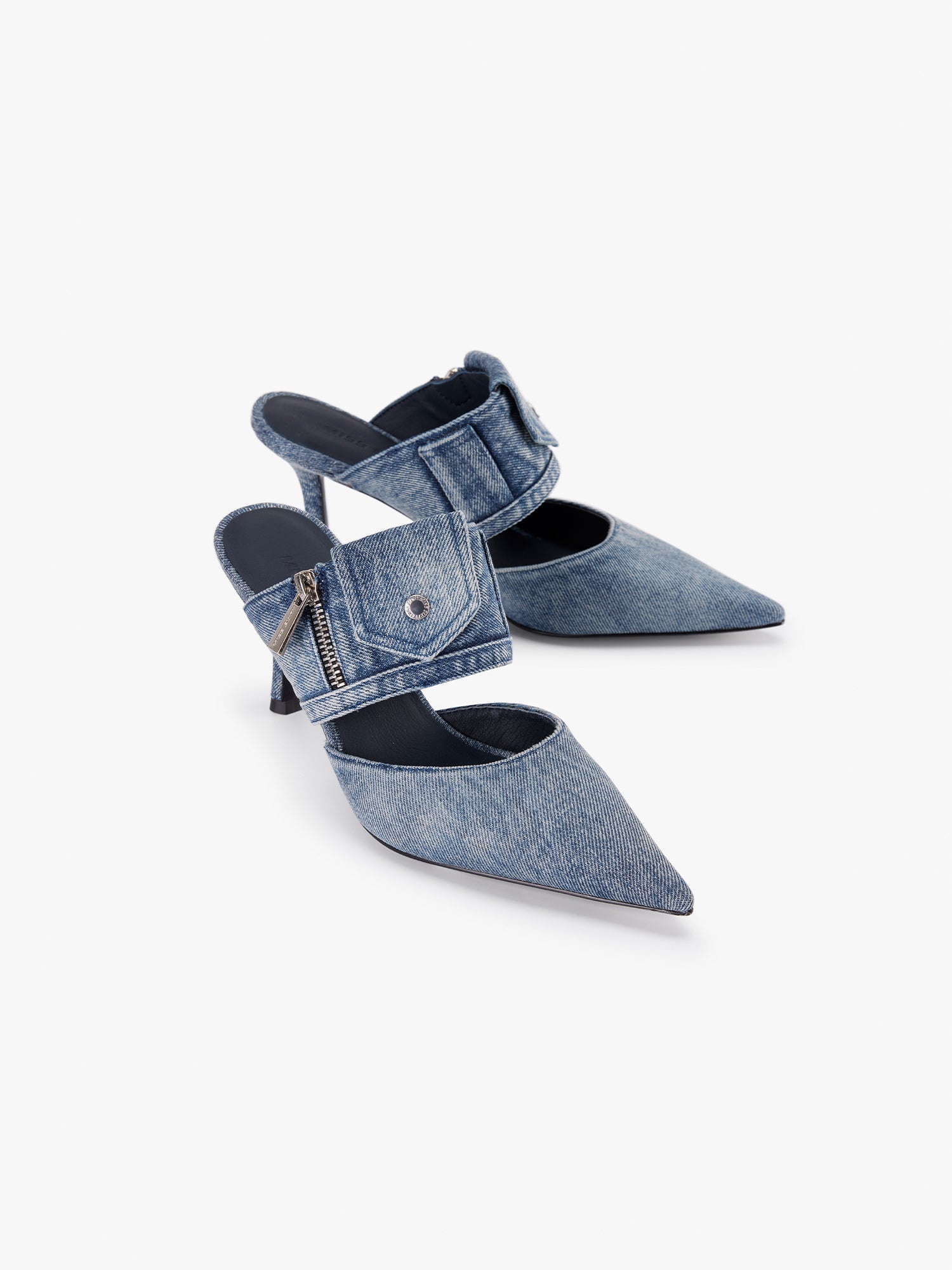 Pointed-Toe High Heels