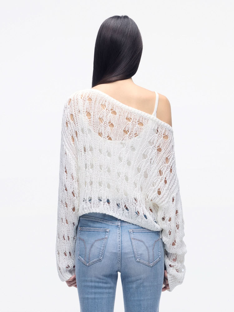 Miss Sparkling Women's Crochet Knit Top main image 1