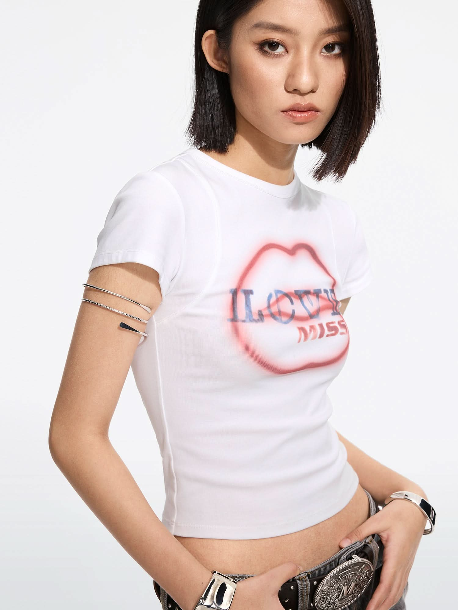 Lip Print T-Shirt