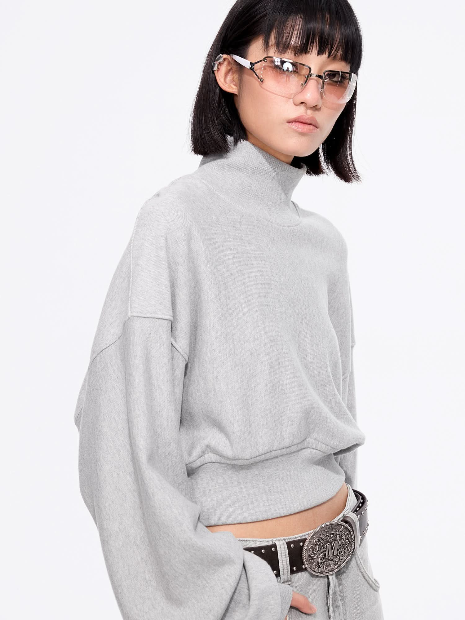 Cropped sweatshirt