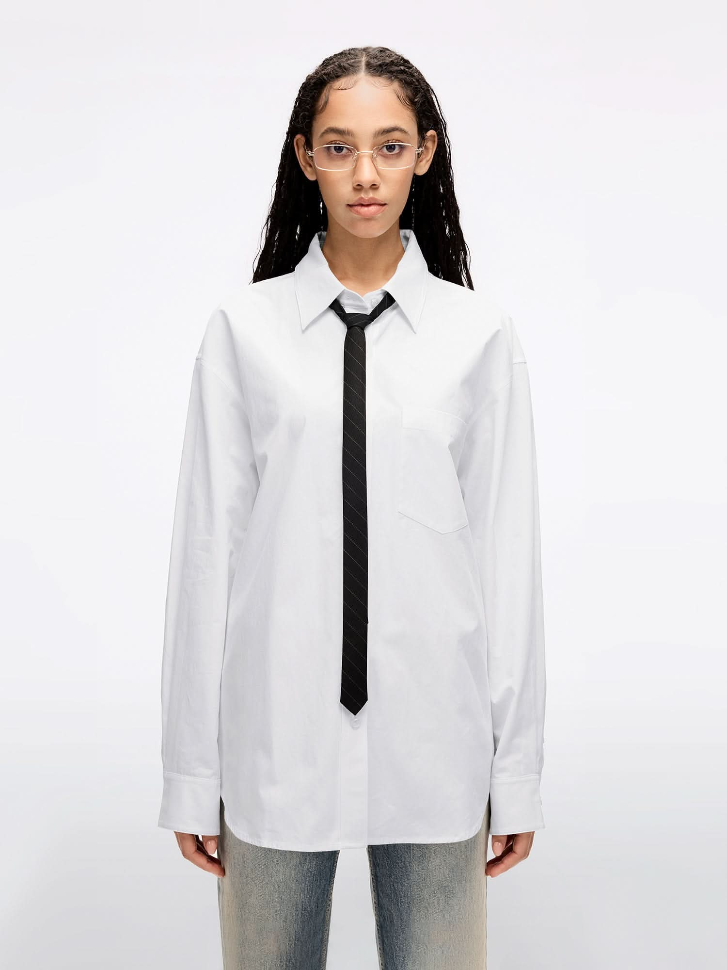 Loose Mid-Length Shirt