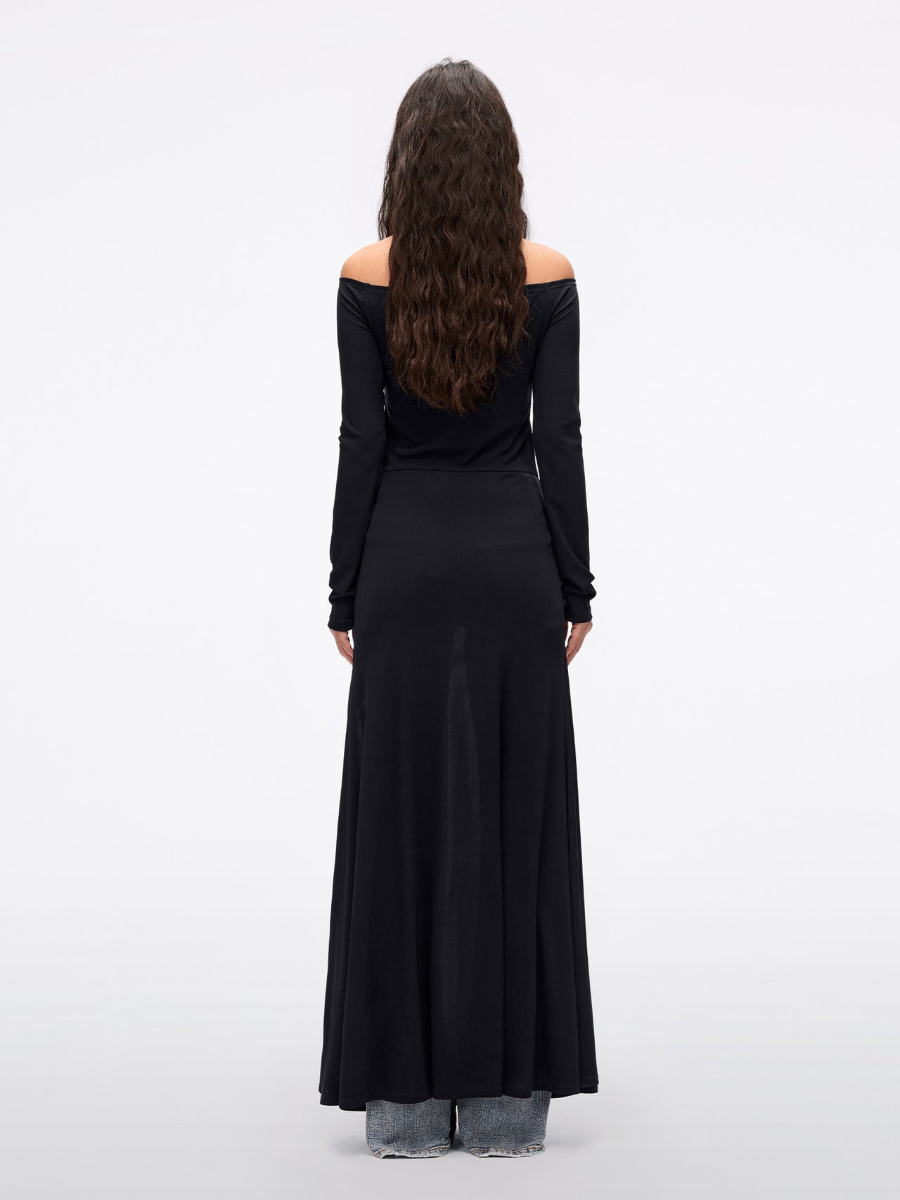 Off-Shoulder Black Dress