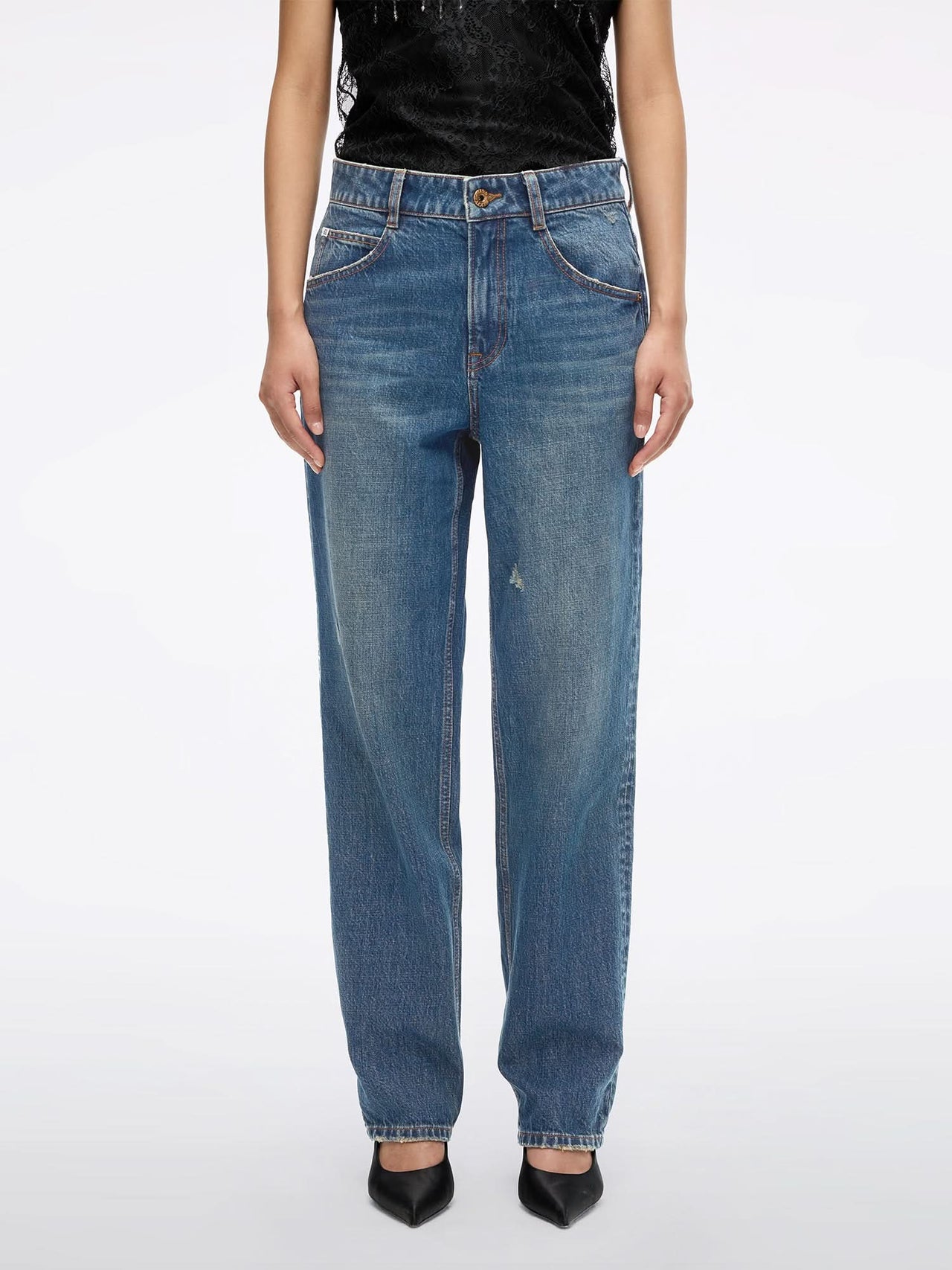 Distressed Jeans-VICKI