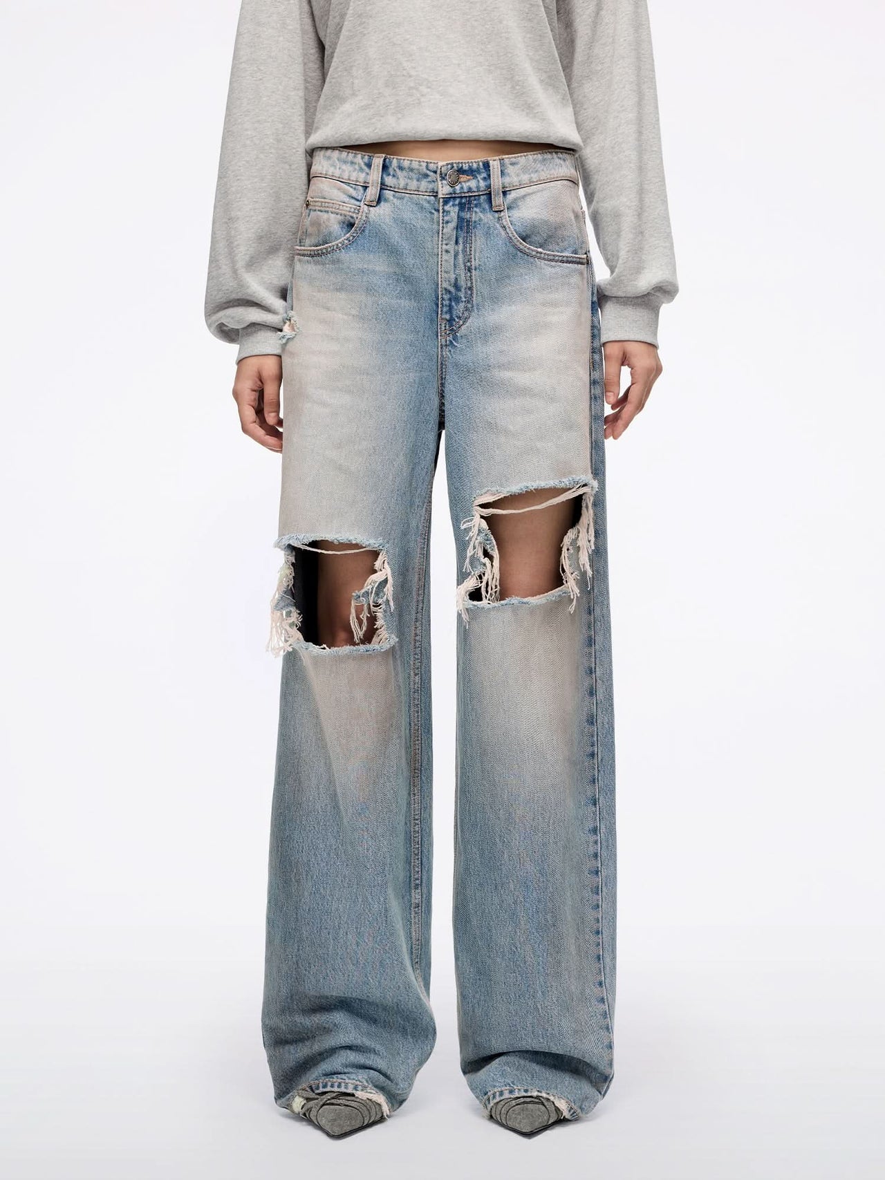 Ripped Denim Jeans