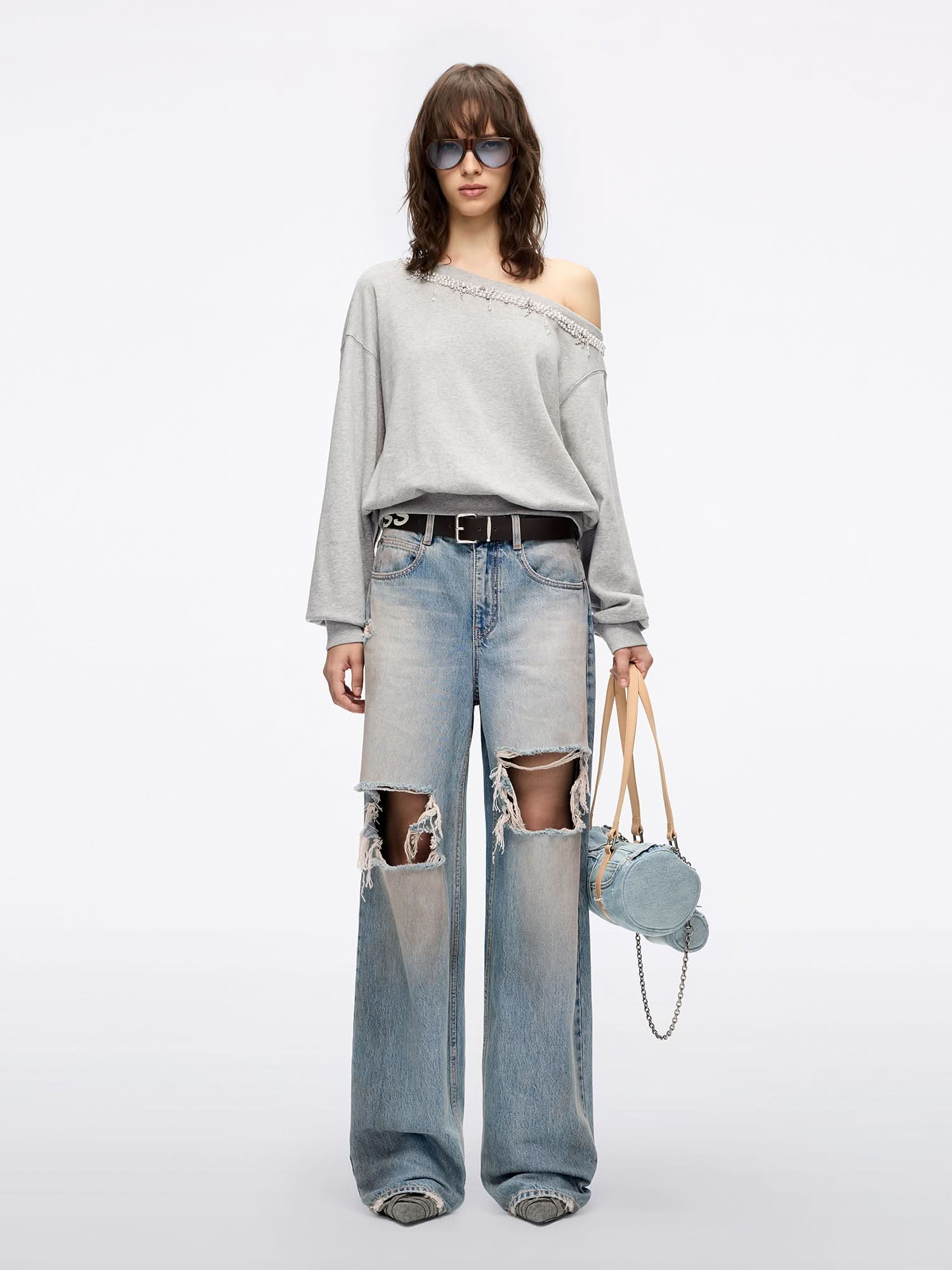 Ripped Denim Jeans