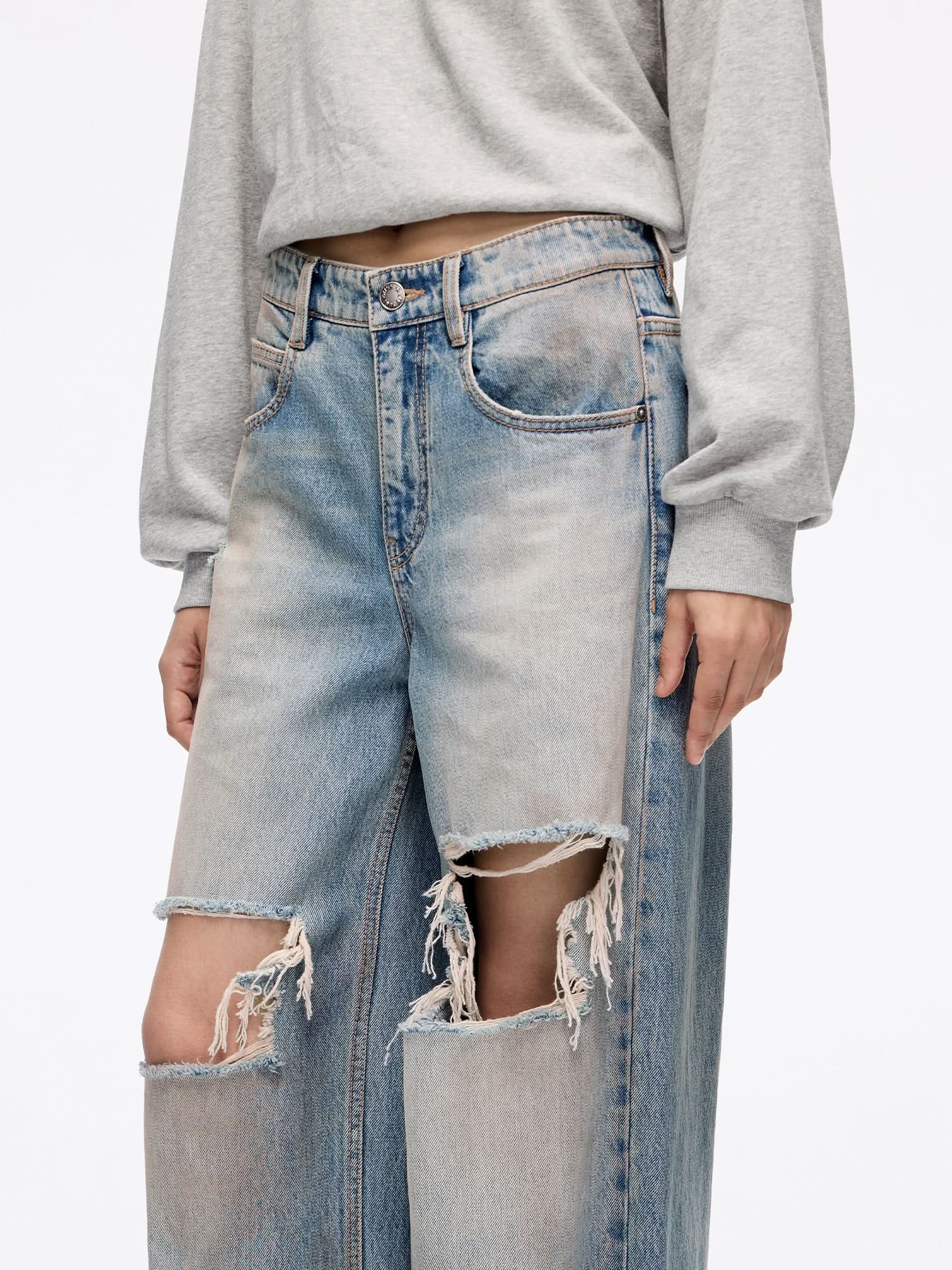 Ripped Denim Jeans