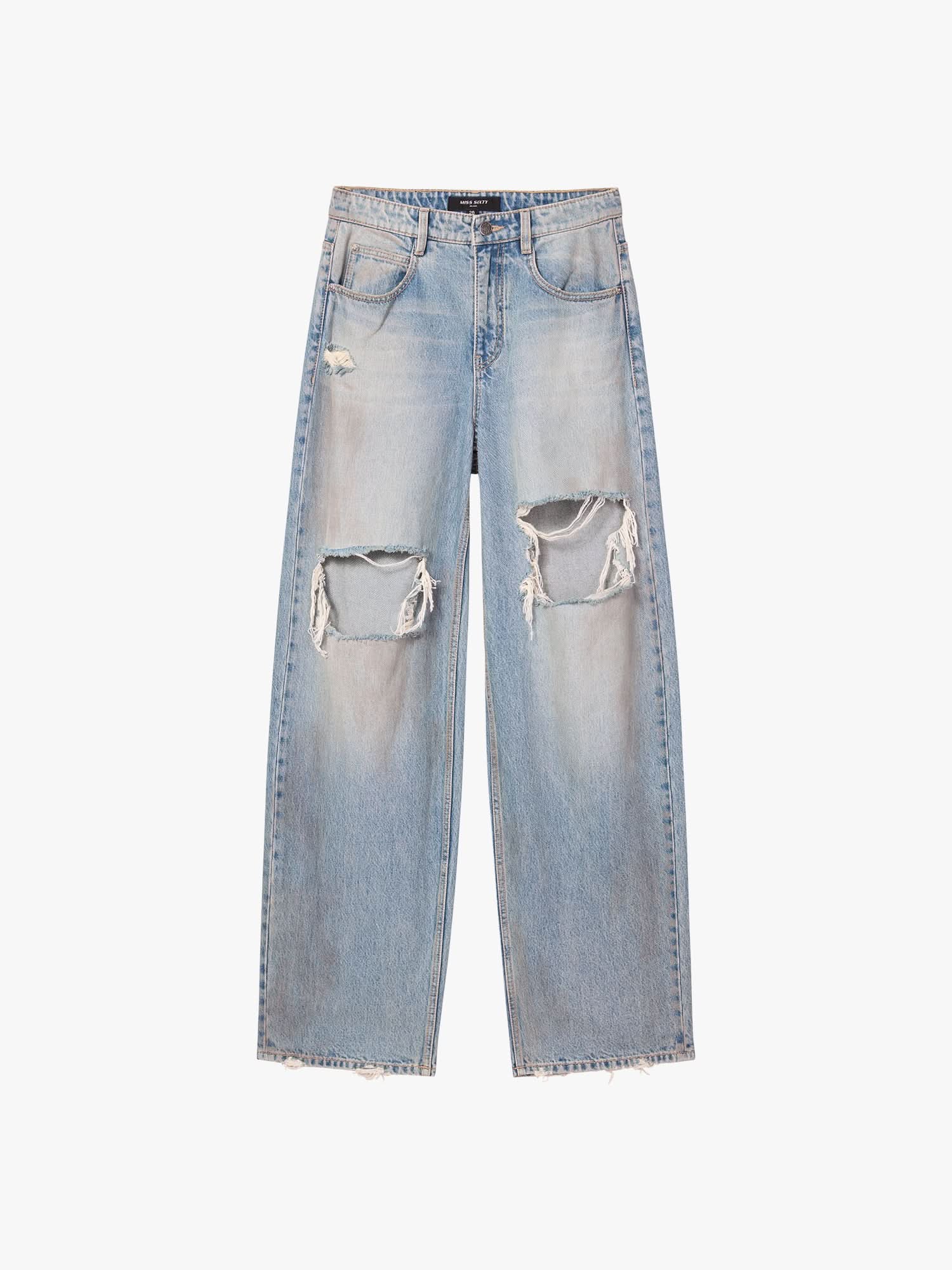 Ripped Denim Jeans