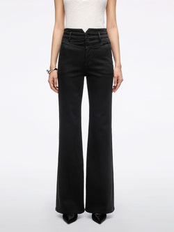 High Waisted Flared Jeans-ALICE