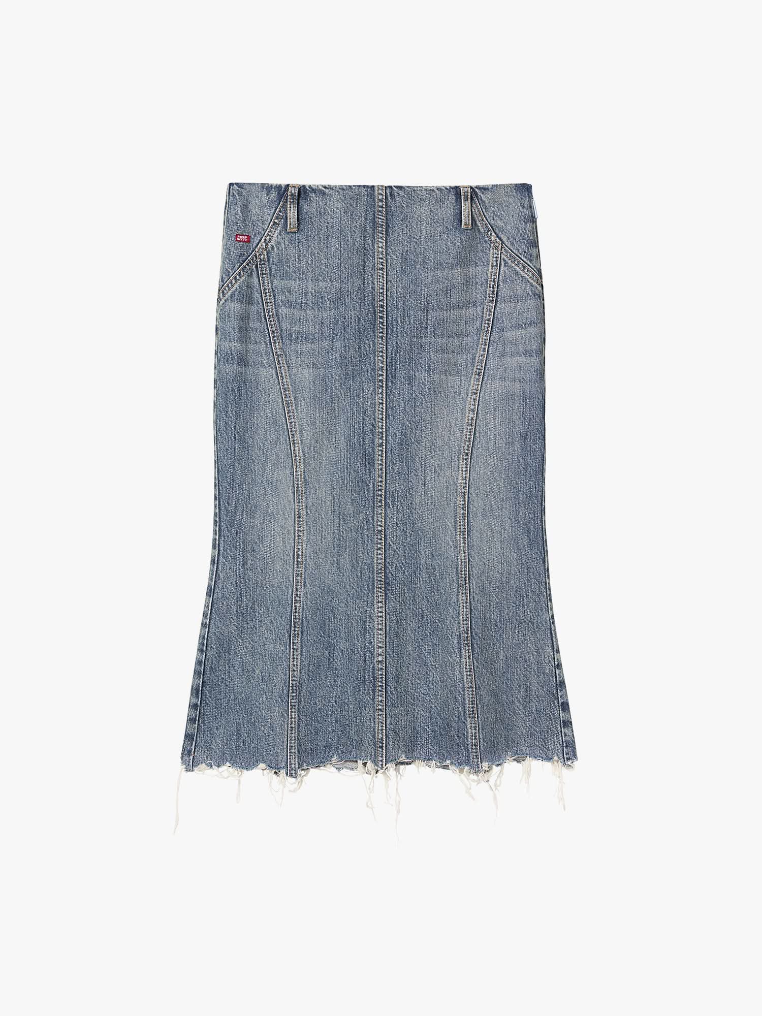 Mermaid Denim Skirt