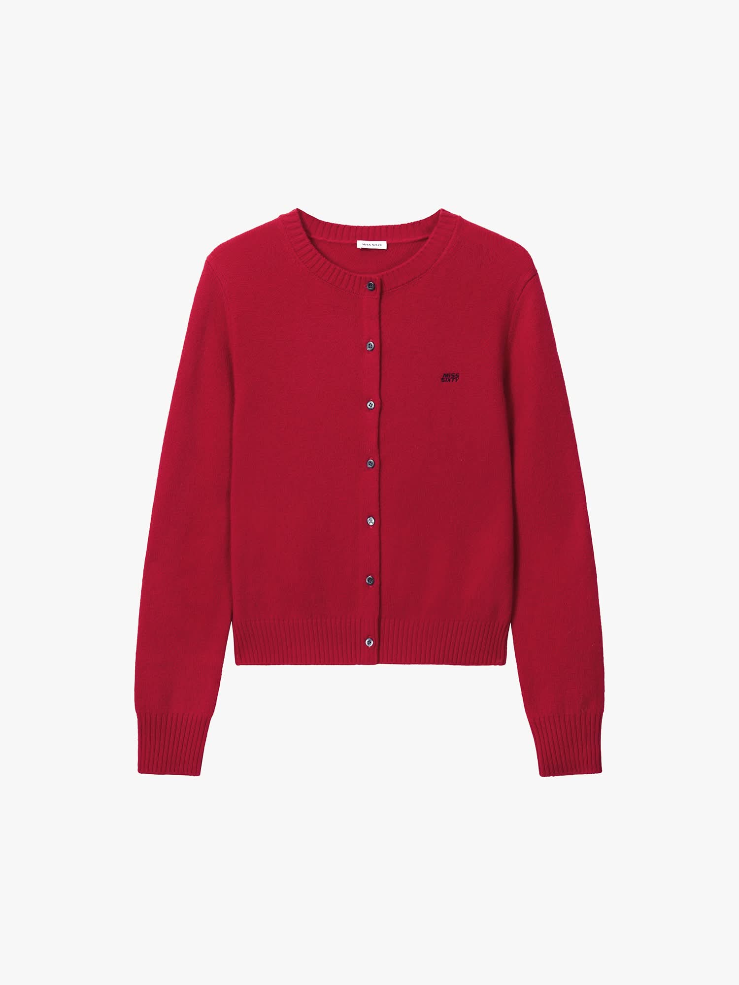 Logo Wool Cardigan