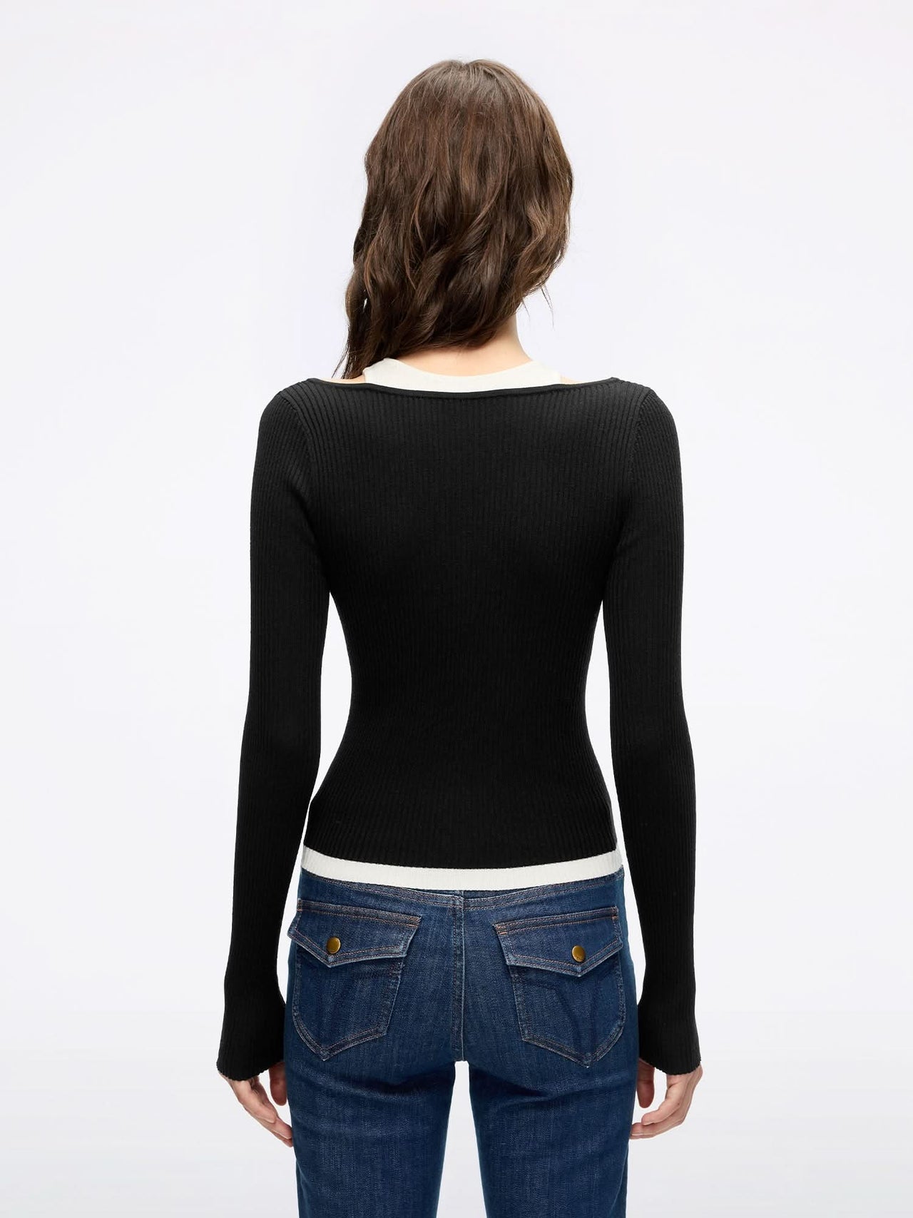 Layered Knit Top