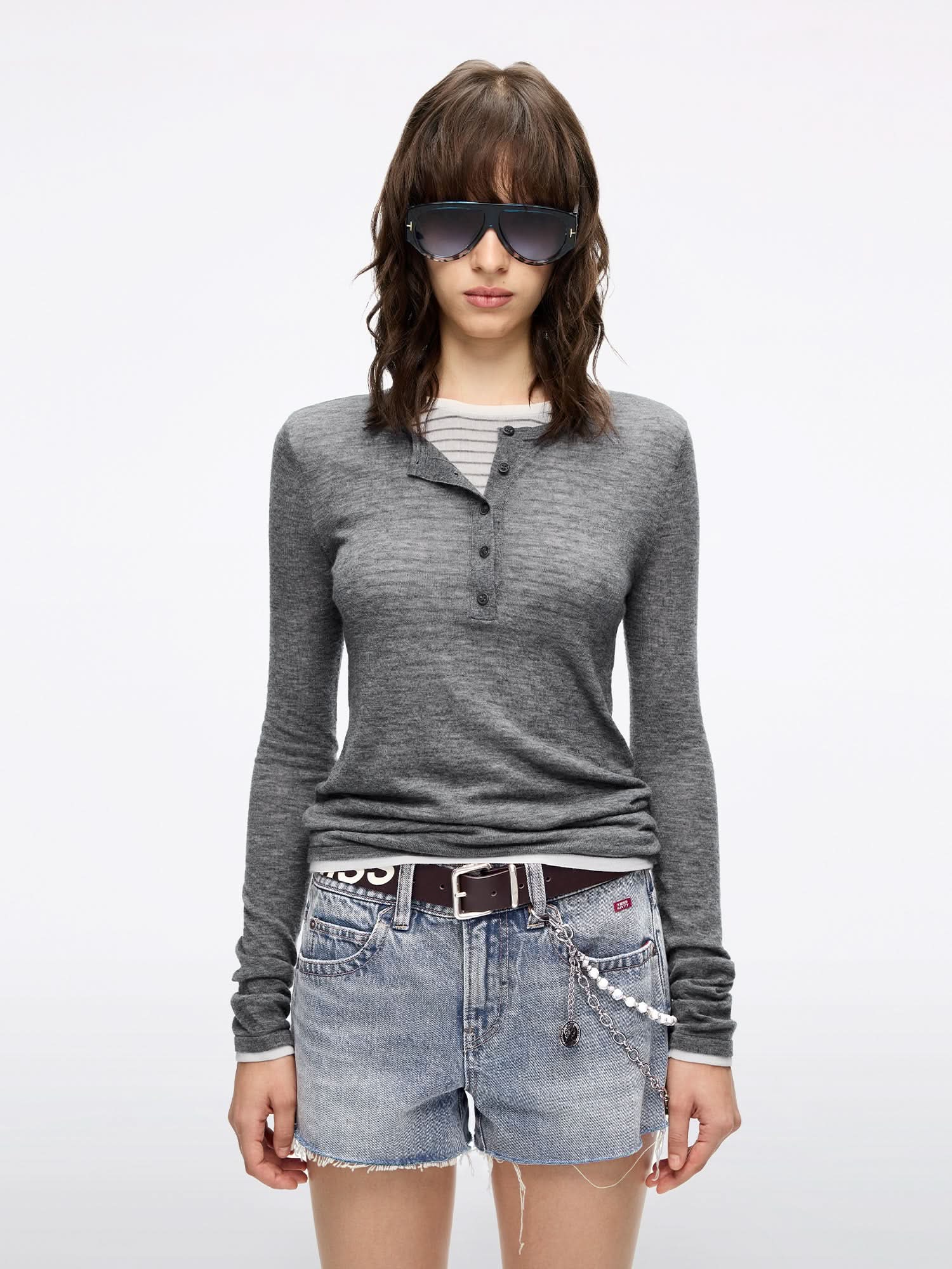 Wool Knit Top