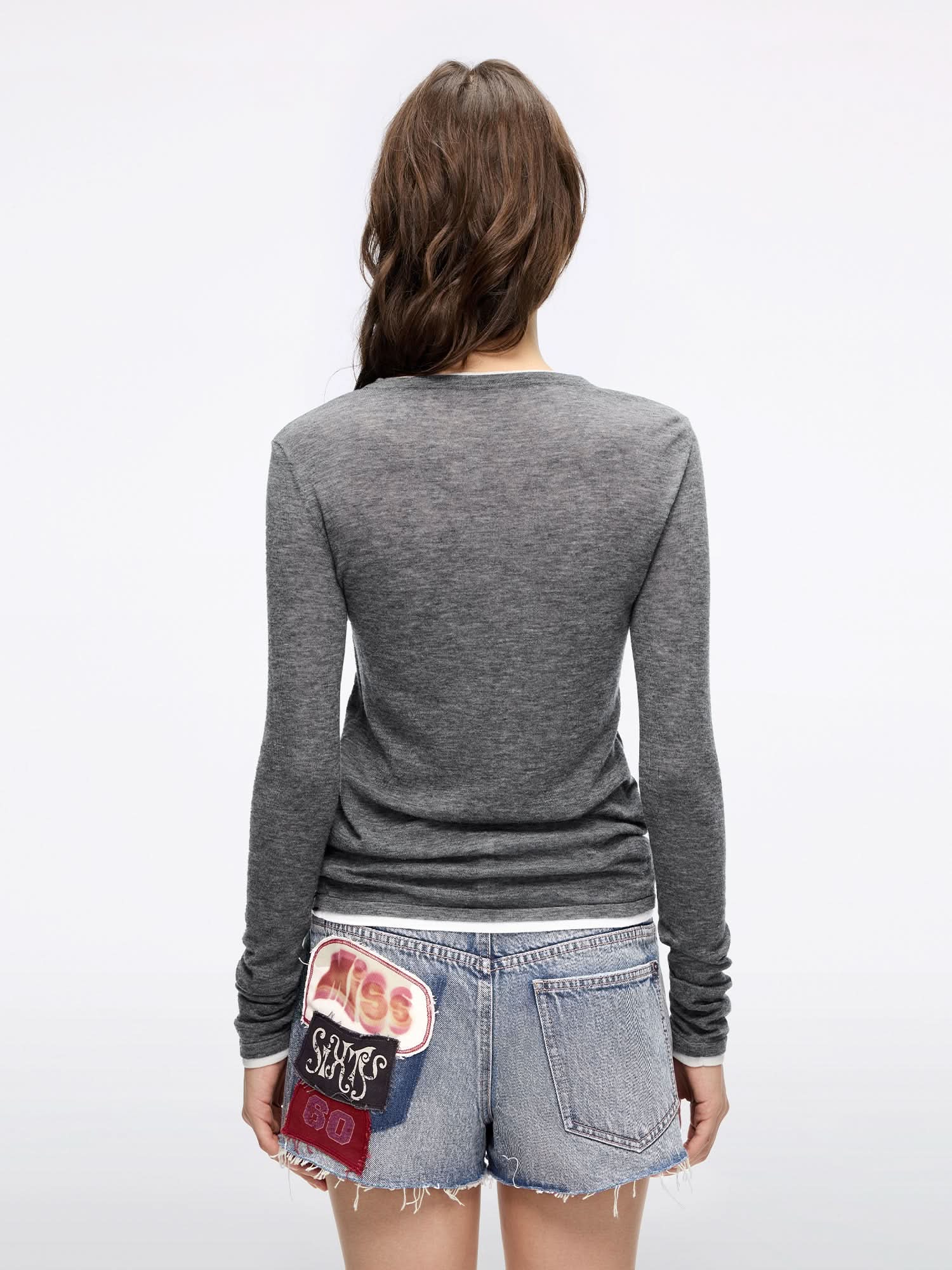 Wool Knit Top