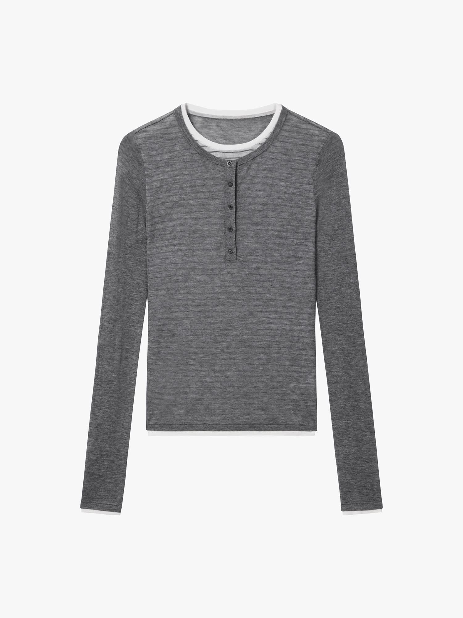 Wool Knit Top