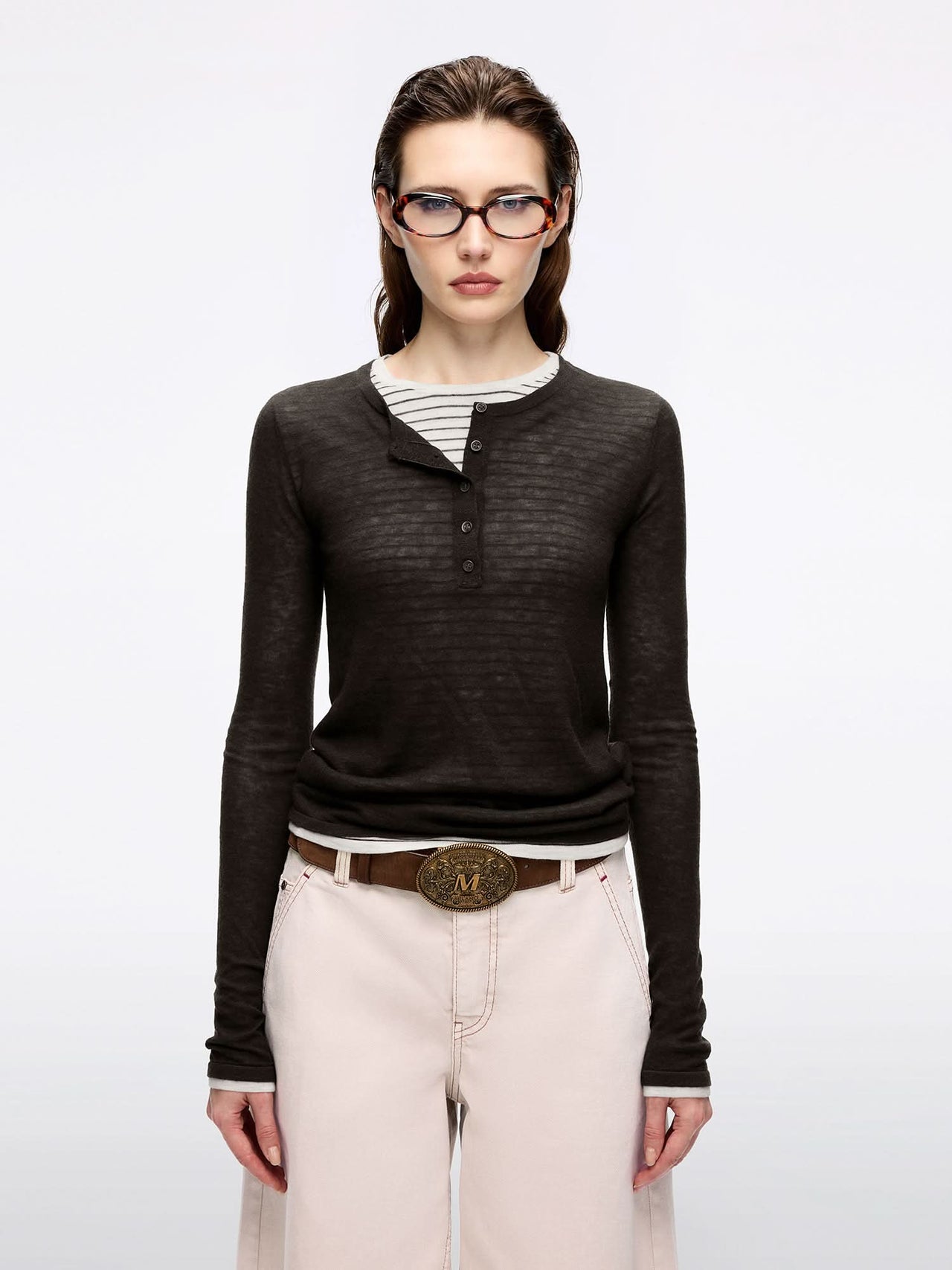 Wool Knit Top