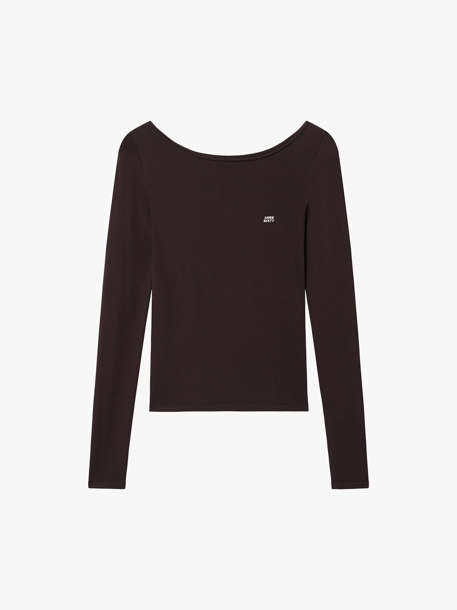 Embroidered Knit Top