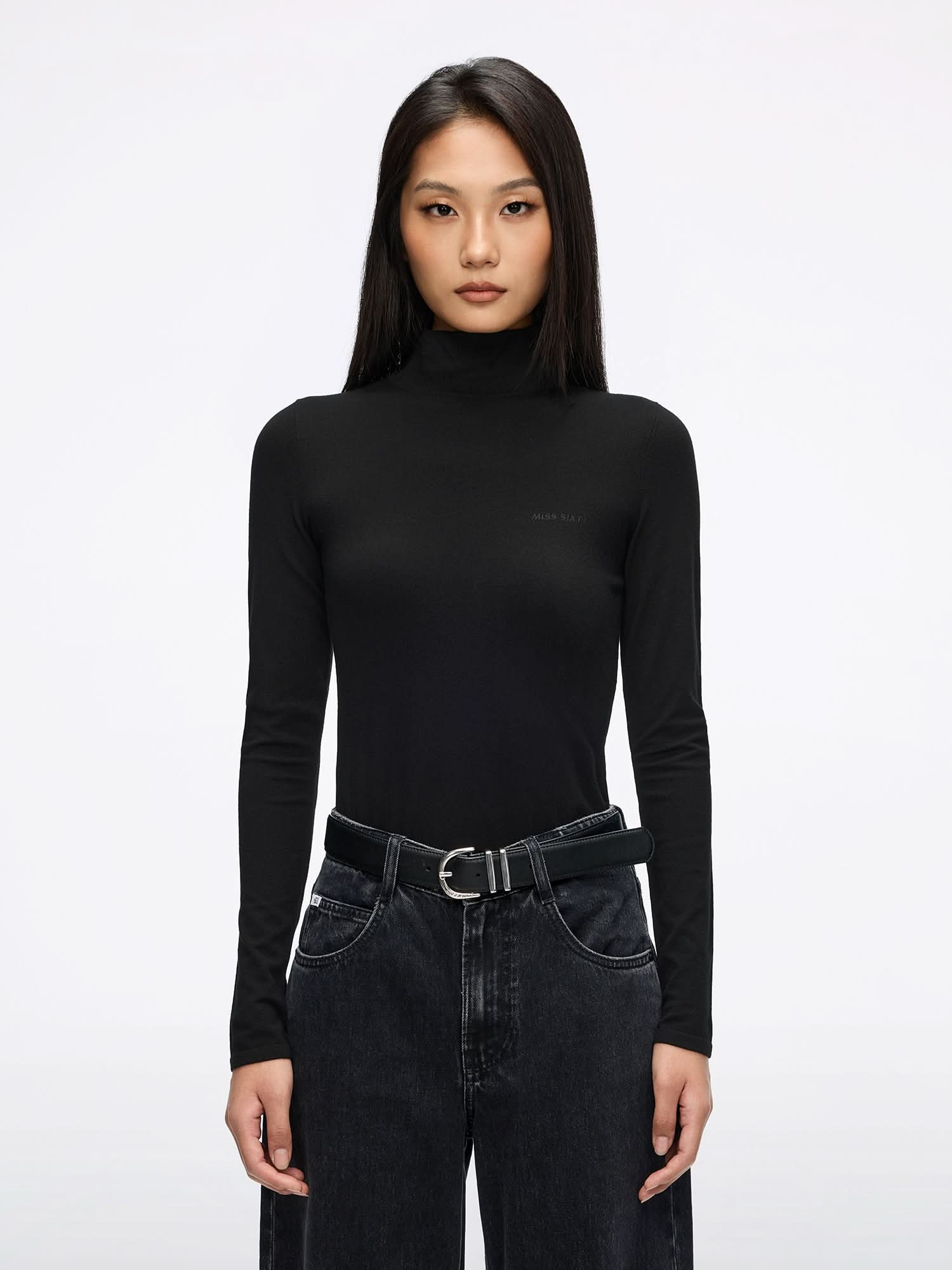 Embroidered Knit Top
