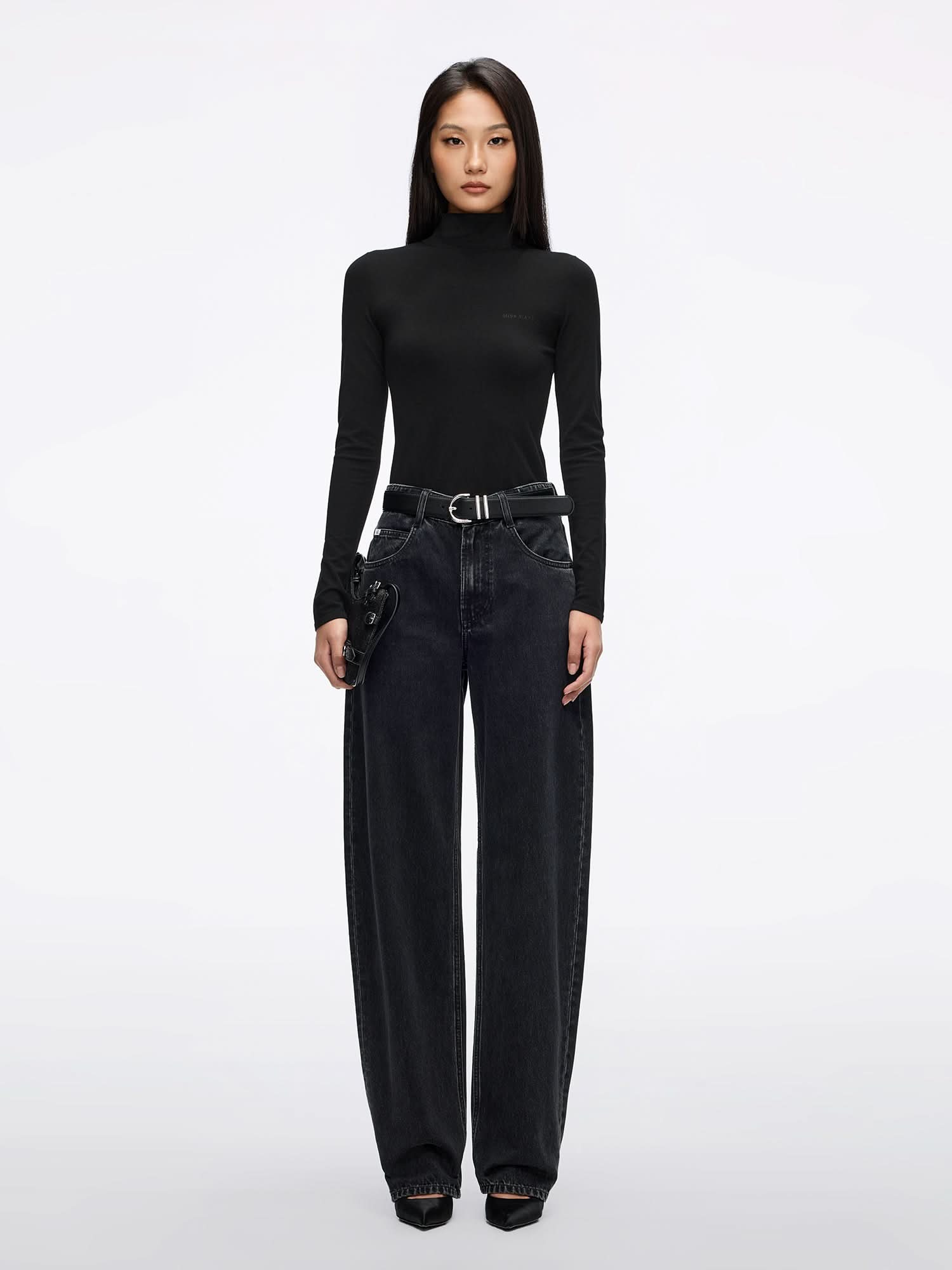 Embroidered Knit Top