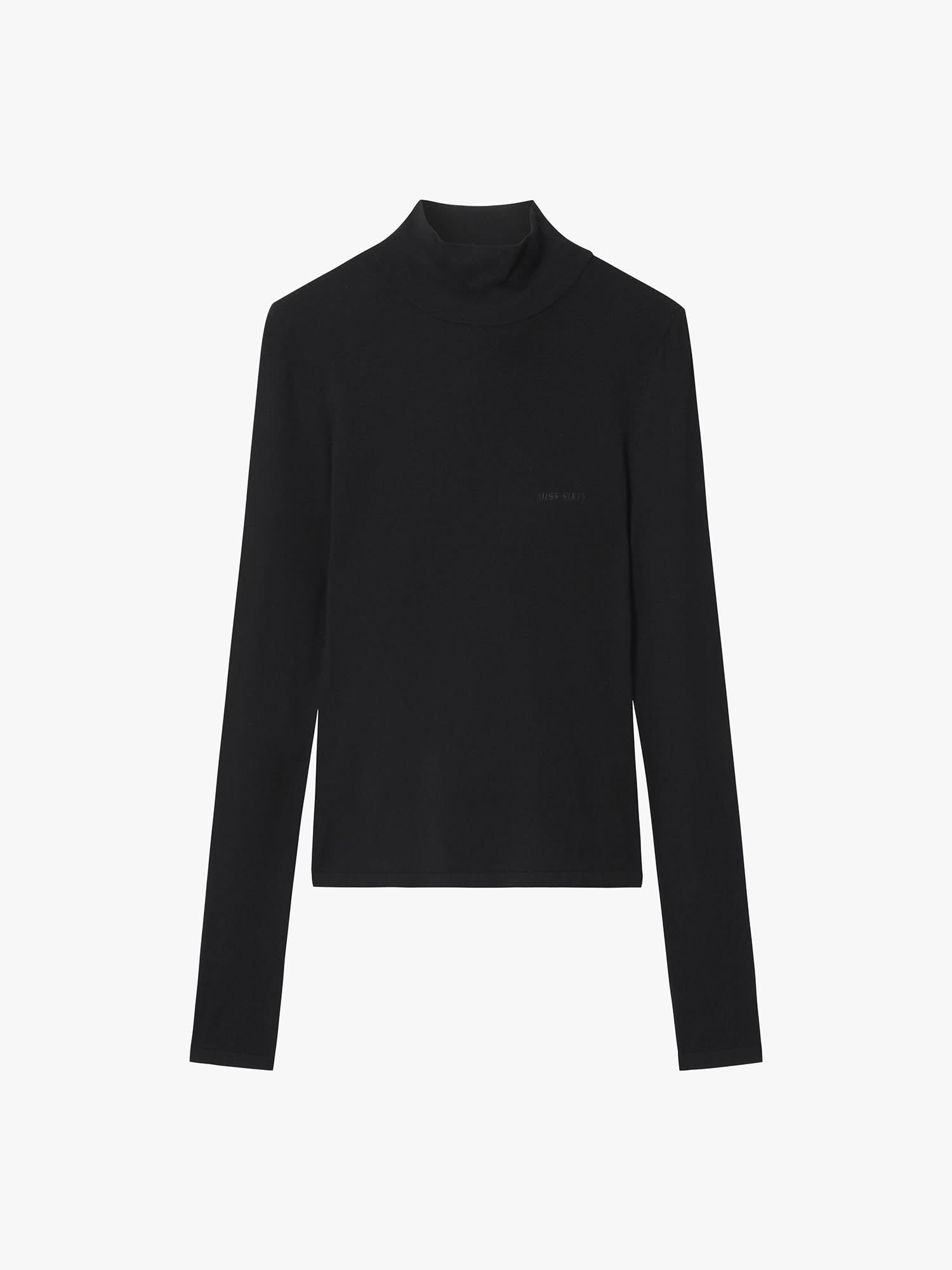 Embroidered Knit Top
