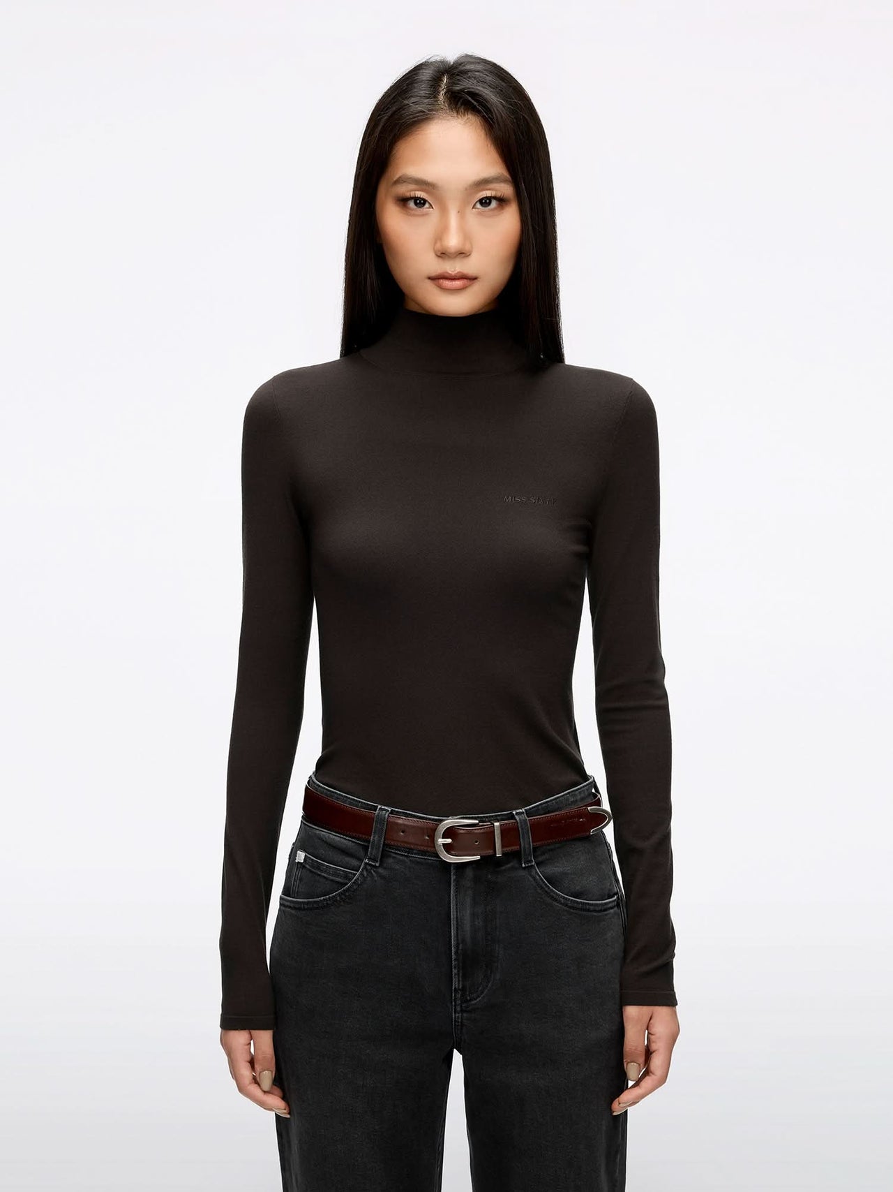 Embroidered Knit Top