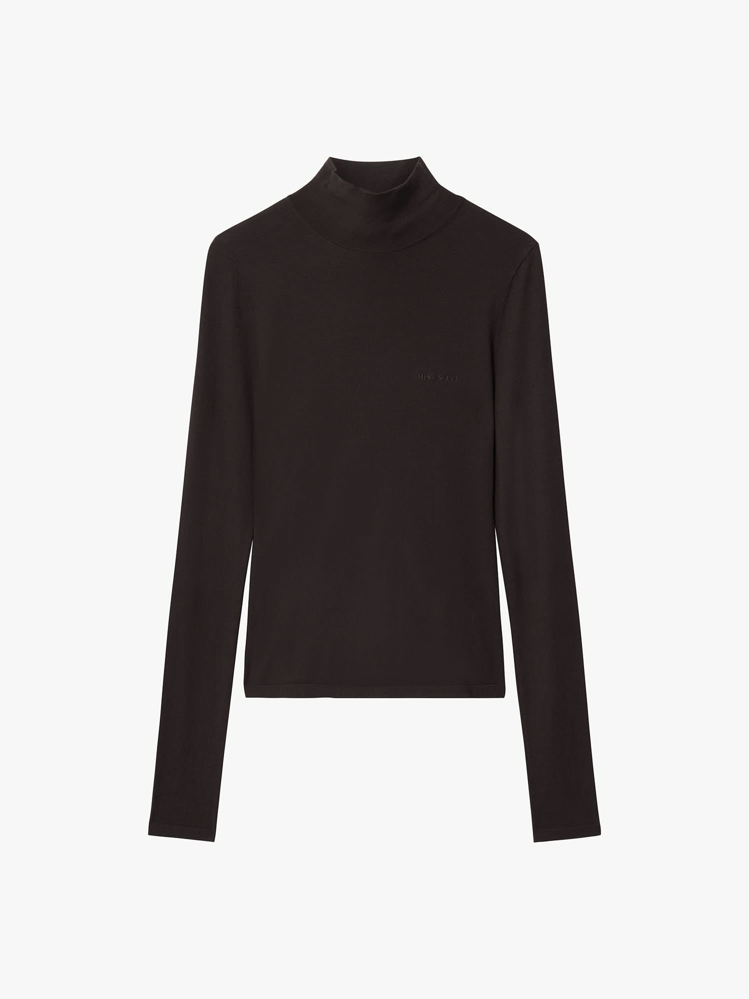 Embroidered Knit Top