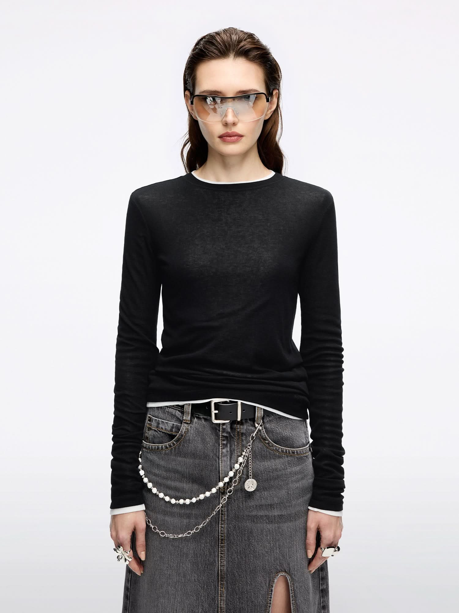 Faux Layered T-Shirt