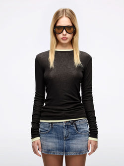 Faux Layered T-Shirt