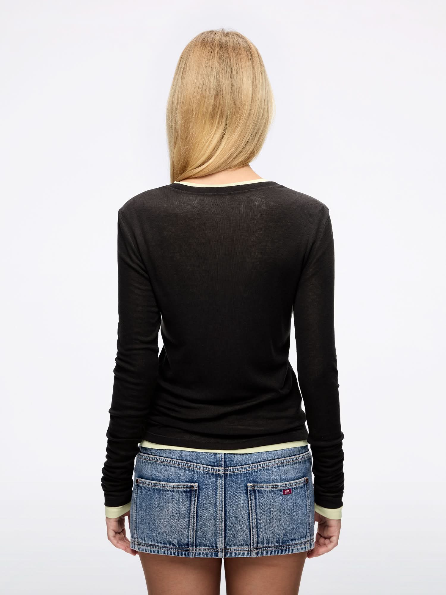 Faux Layered T-Shirt