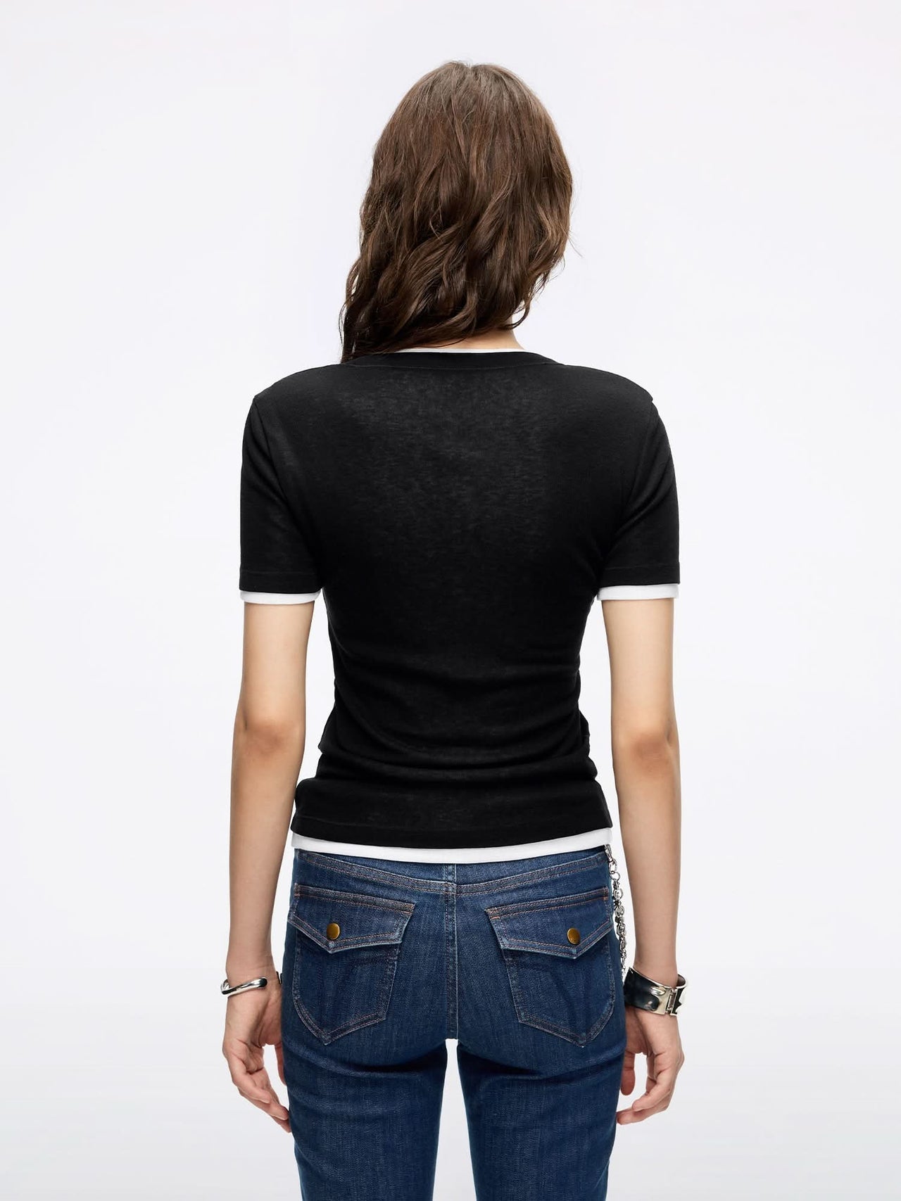 Faux Layered T-Shirt