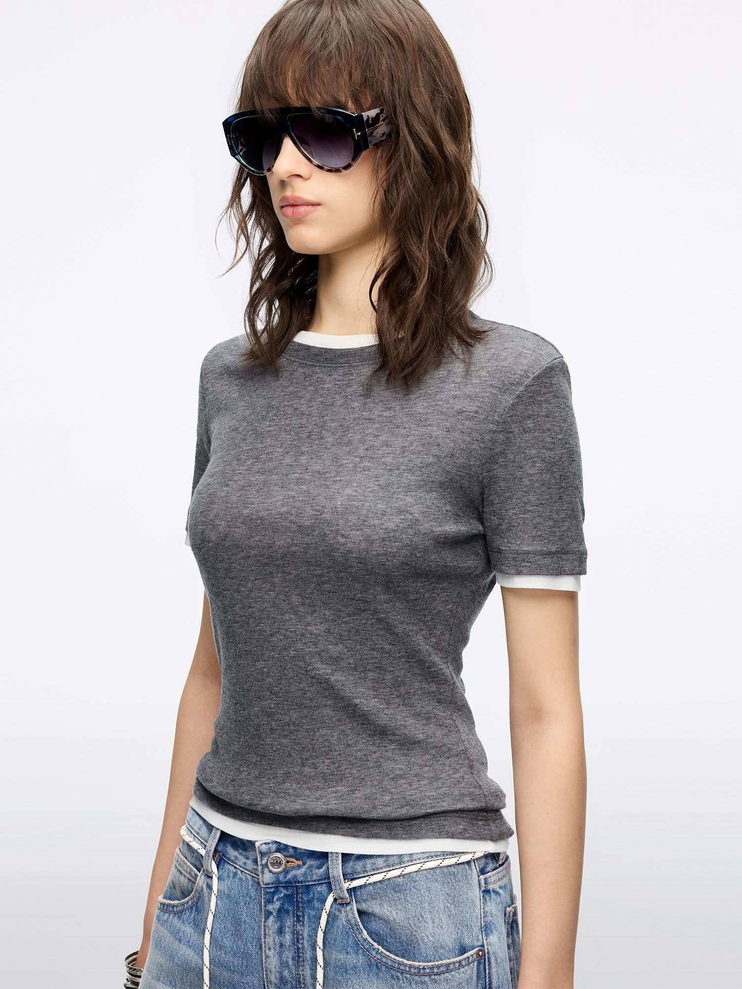Faux Layered T-Shirt