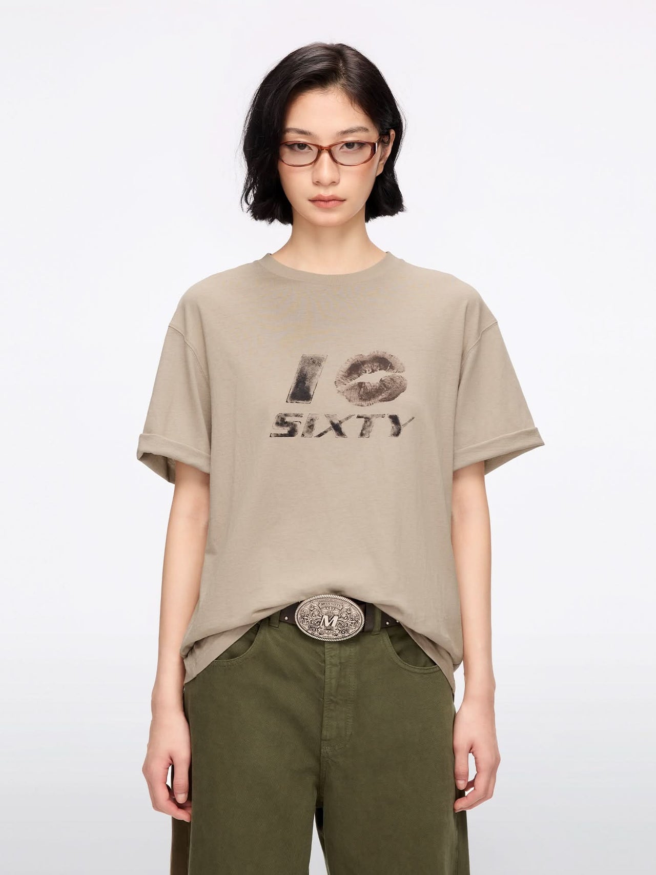 Crew Neck Printed T-Shirt