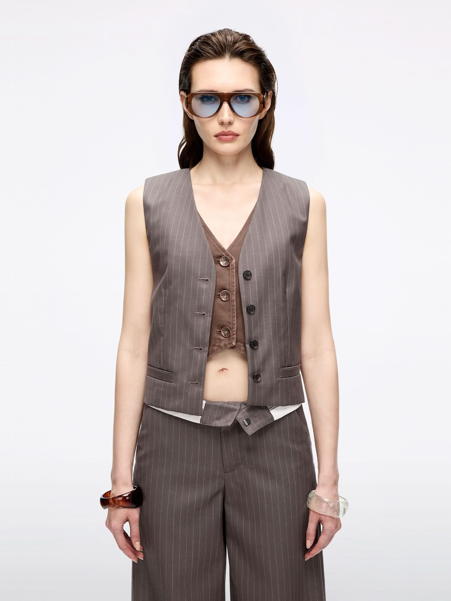 Worsted Wool Suit Vest