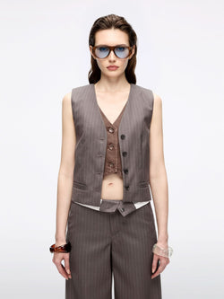 Worsted Wool Suit Vest