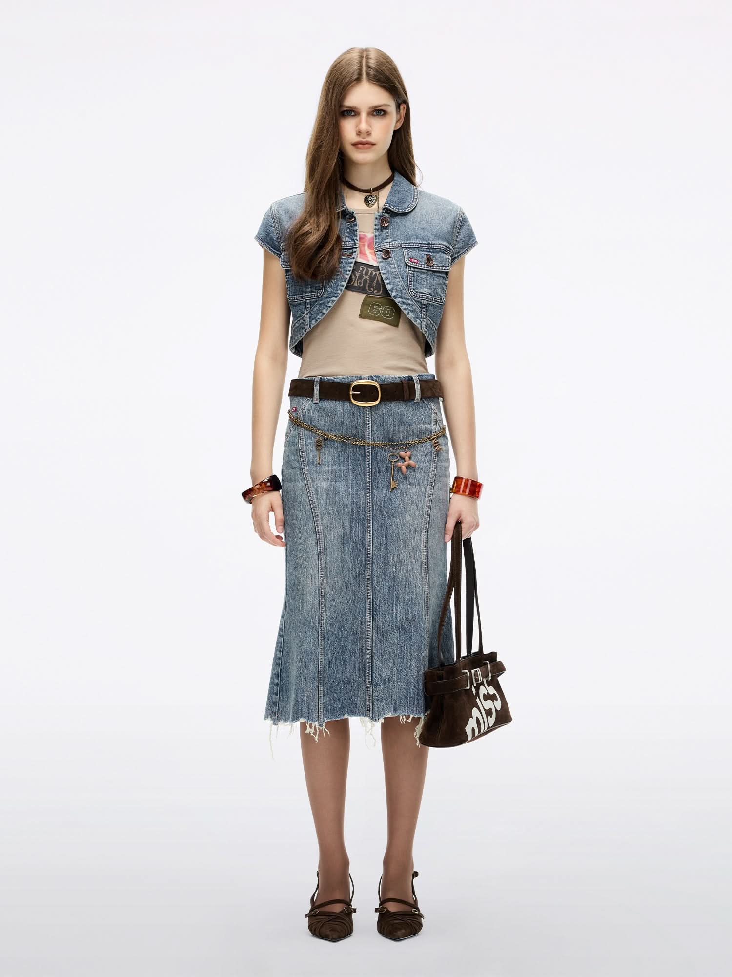 Cropped Denim Jacket