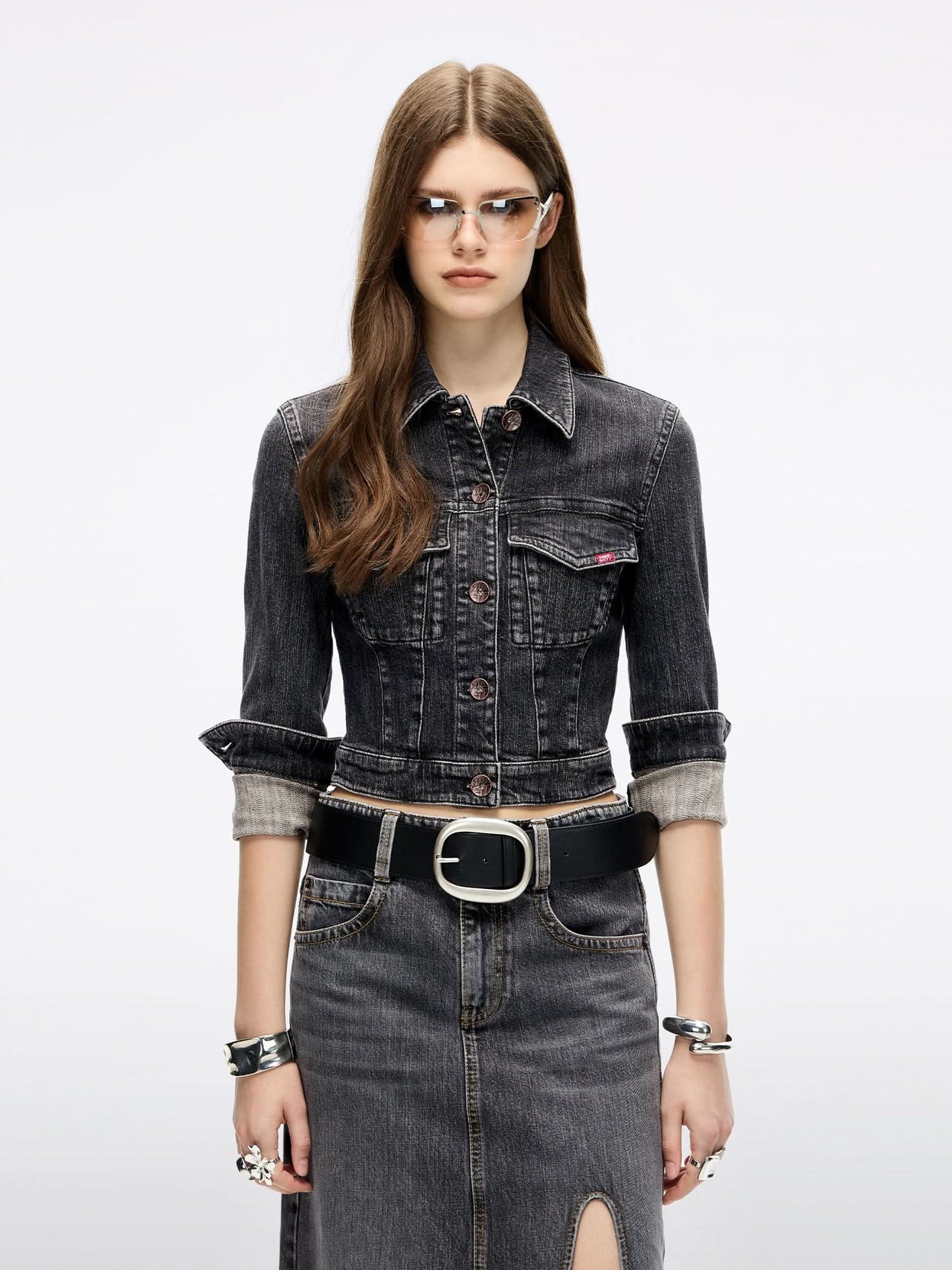 Cropped Denim Jacket