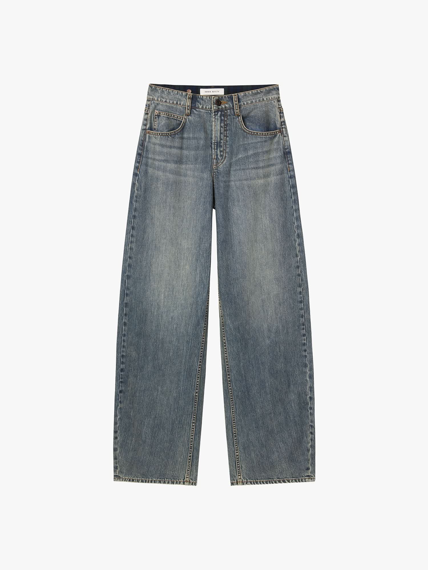 Scimitar Jeans With Decorative Accessory - MISS SIXTY