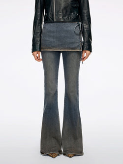 Layered Flared Jeans