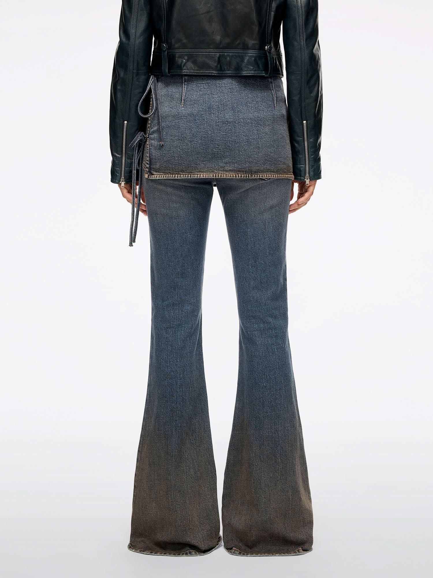 Layered Flared Jeans