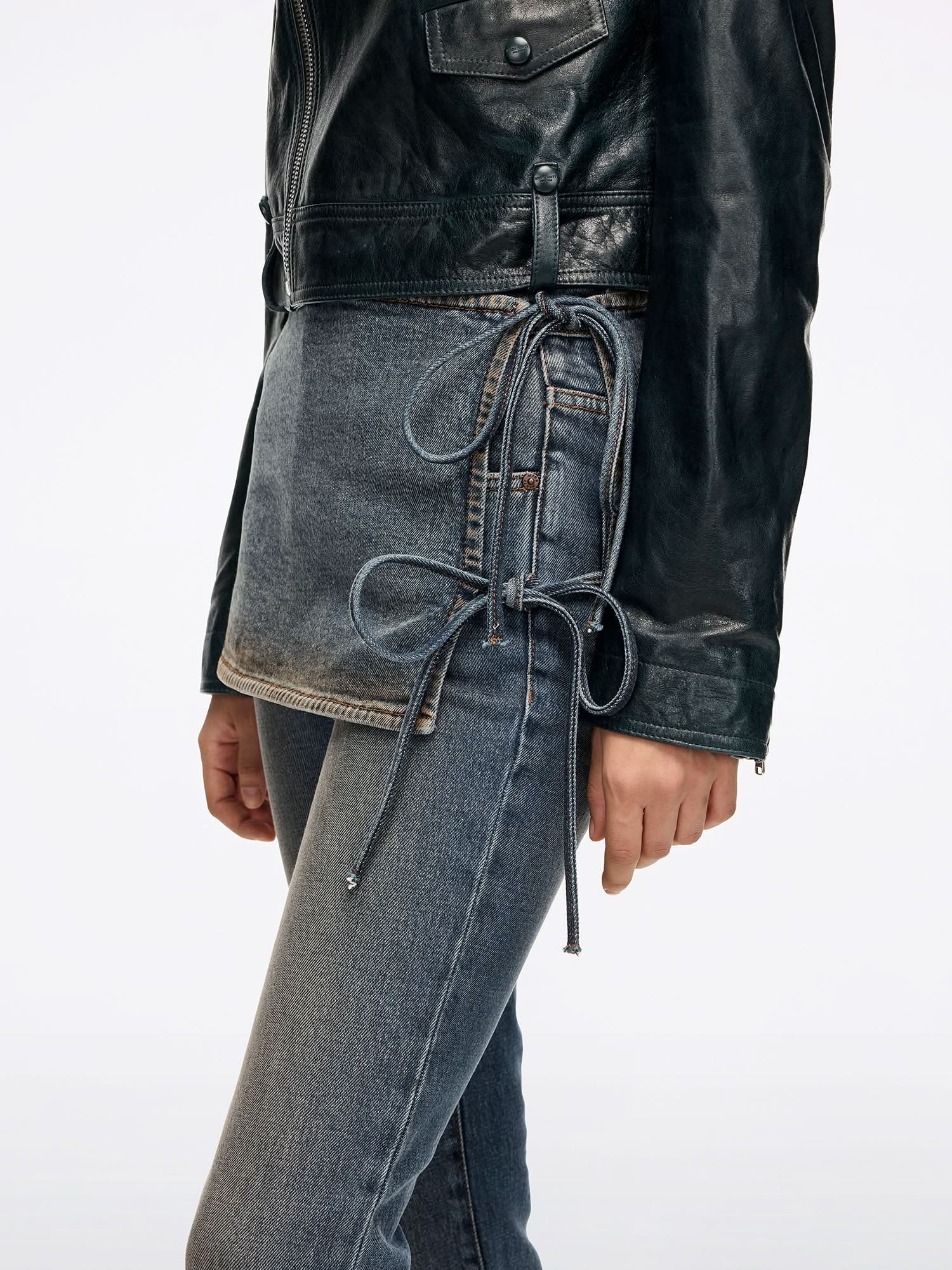 Layered Flared Jeans