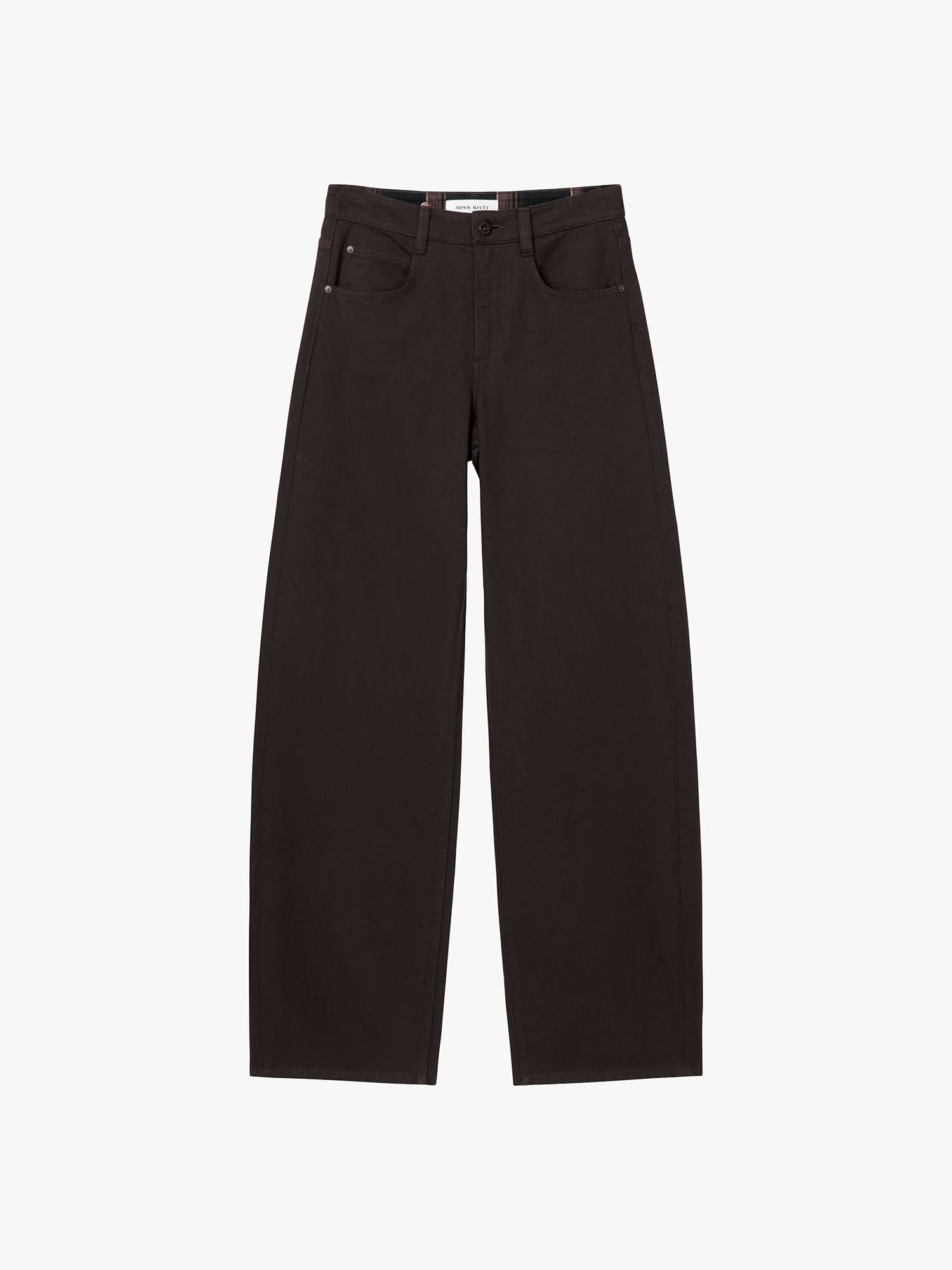 Loose Fit Jeans with Decorative Chain