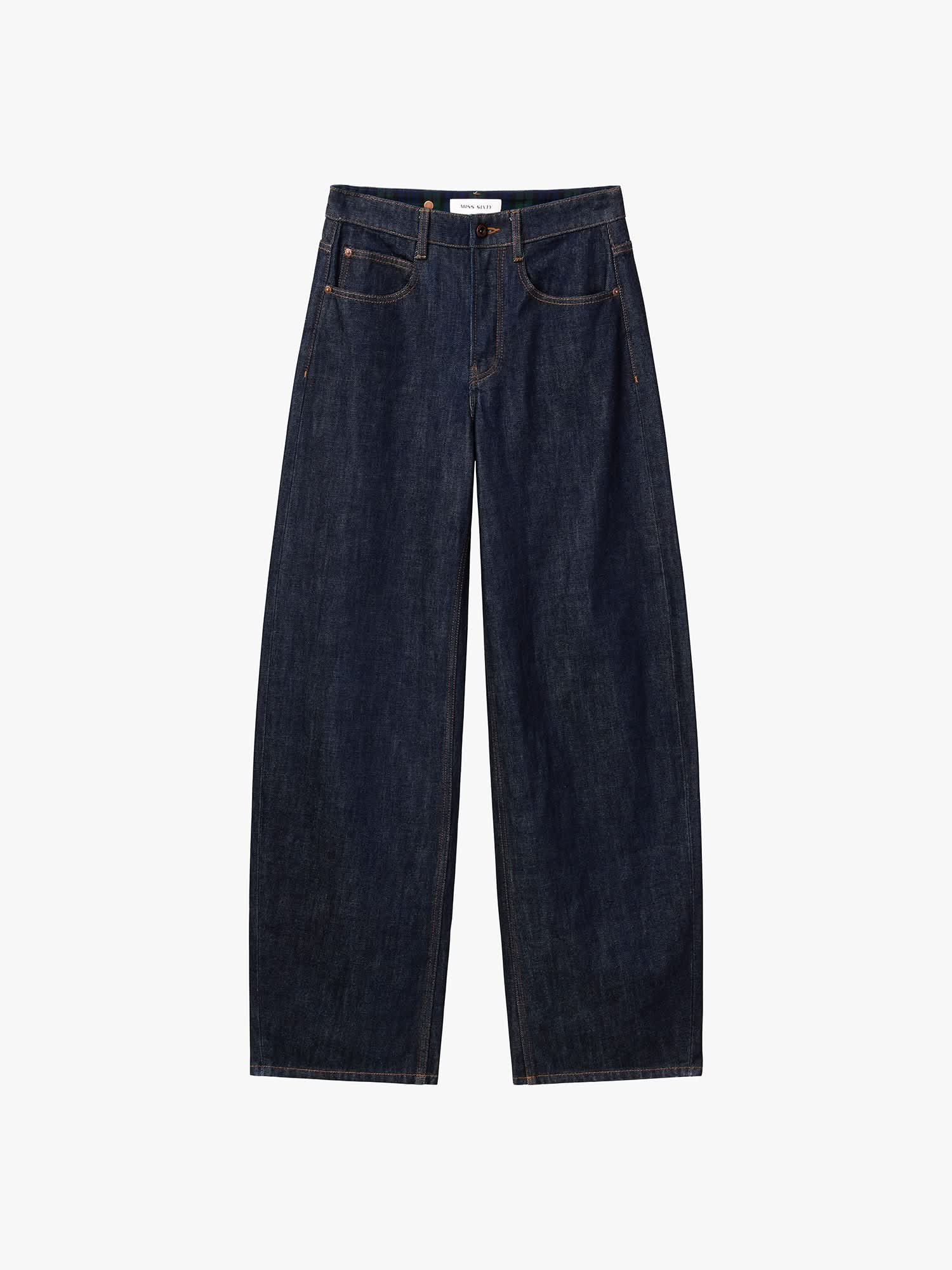Scimitar Jeans With Decorative Accessory