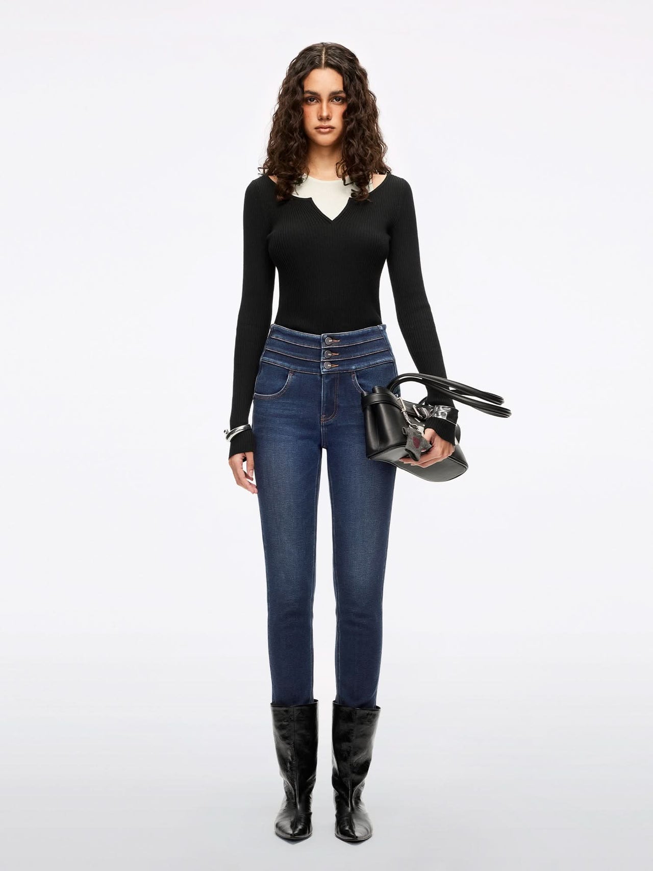 Skinny Jeans-BLUE ATTACK-PLUS 3