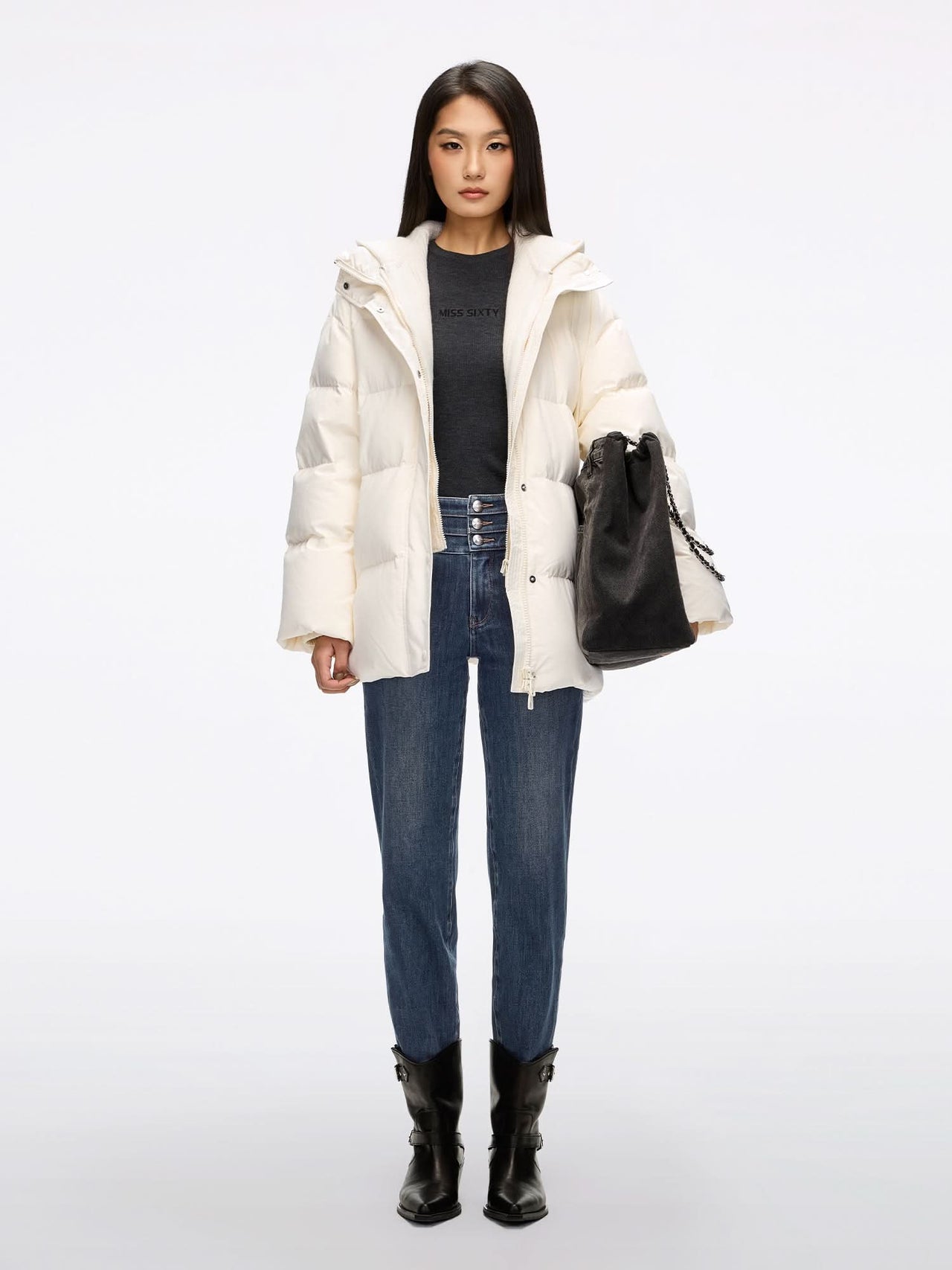 Straight-Fit Jeans-BLUE ATTACK