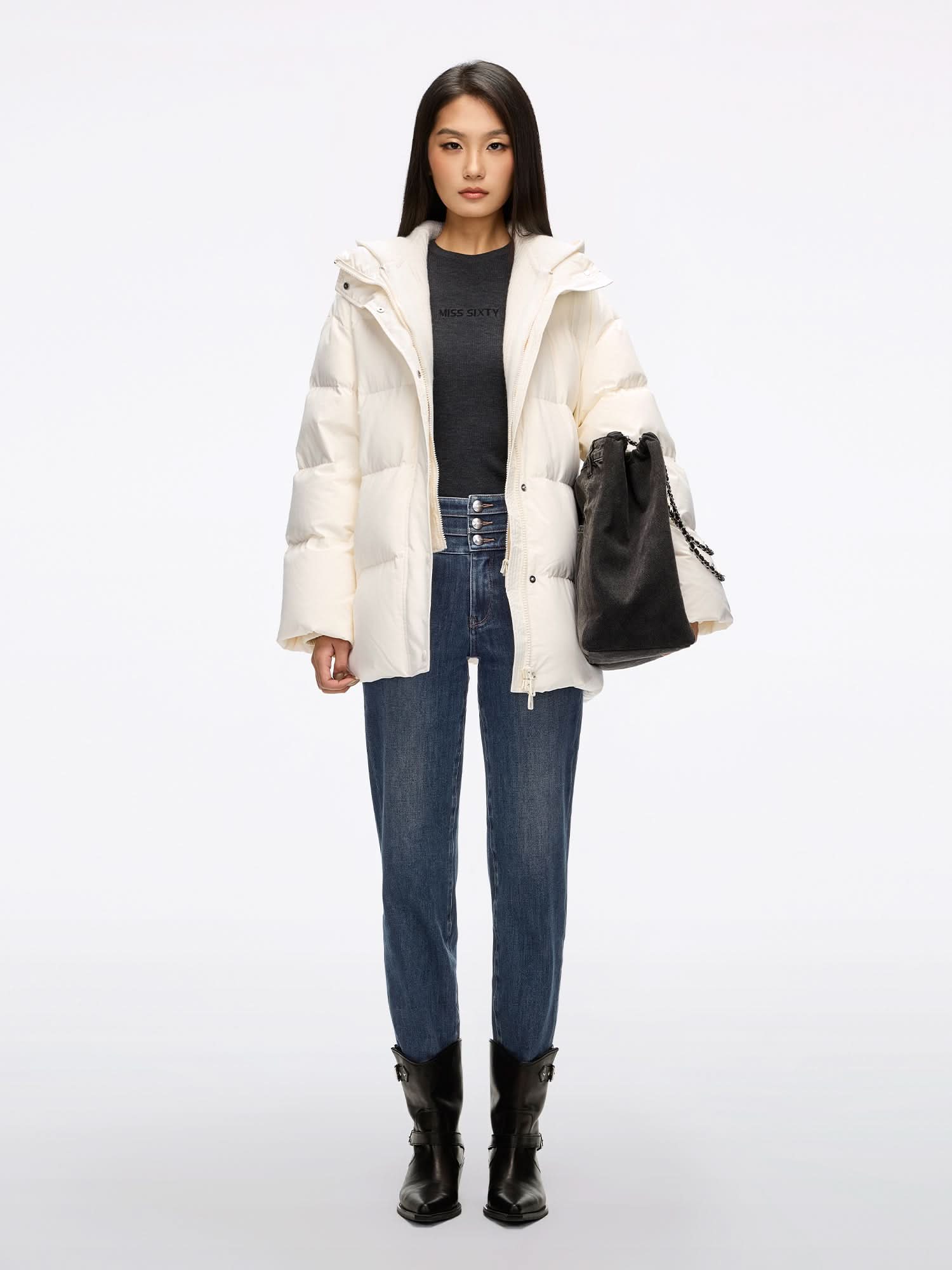 Straight-Fit Jeans-BLUE ATTACK