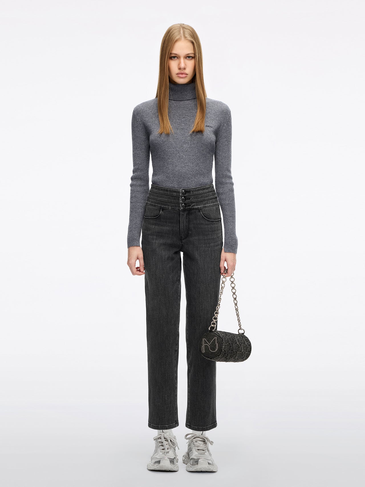 Straight-Fit Jeans-BLUE ATTACK