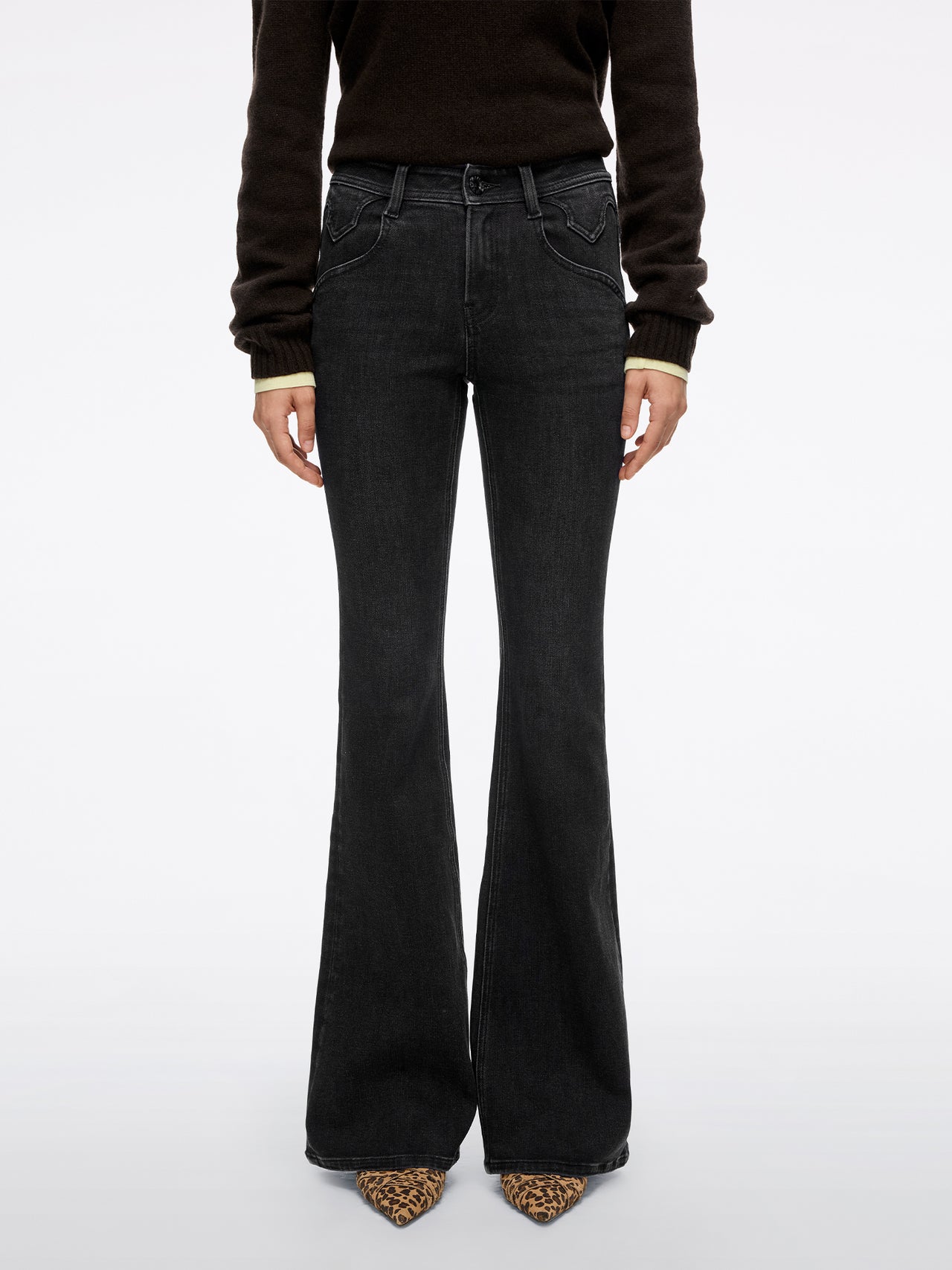 Slim Flared Jeans-BELLA