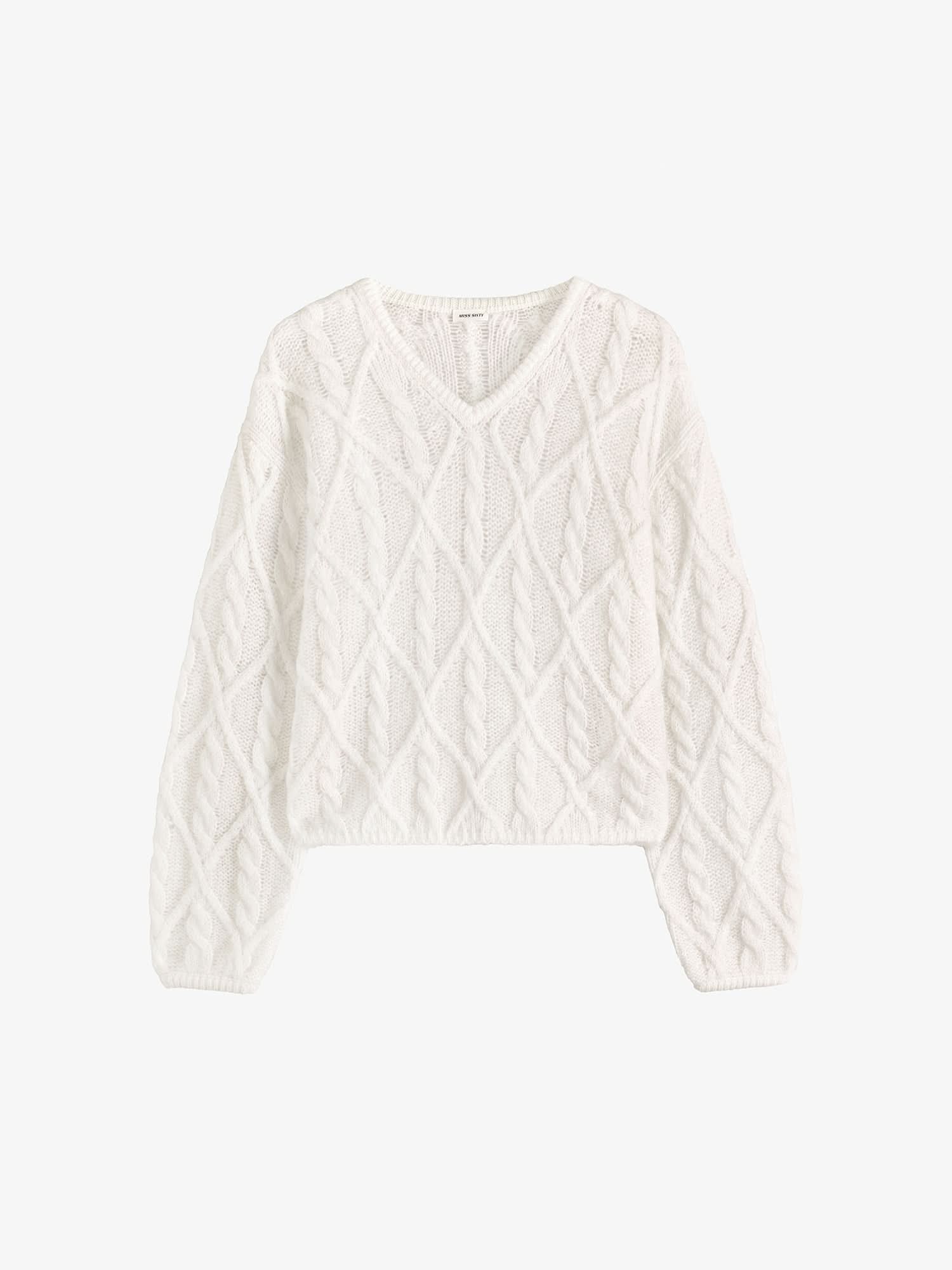 Mohair-Blend Knit Top