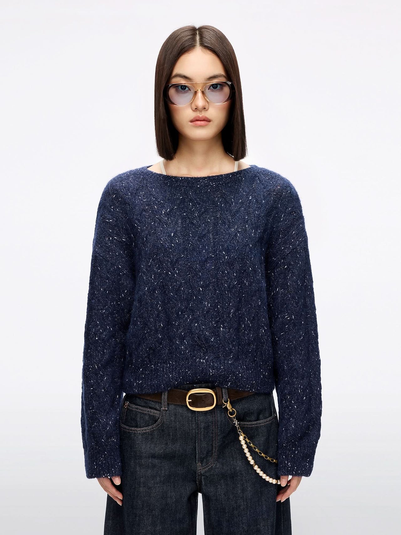Alpaca Yarn Knit Top